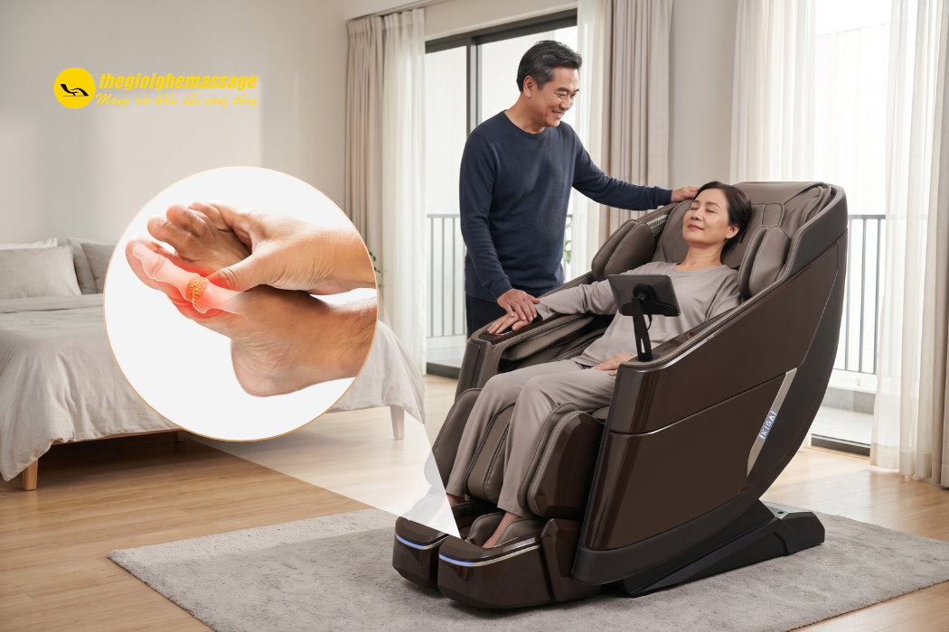 Người Bị Bệnh Gout Có Nên Sử Dụng Ghế Massage Không?