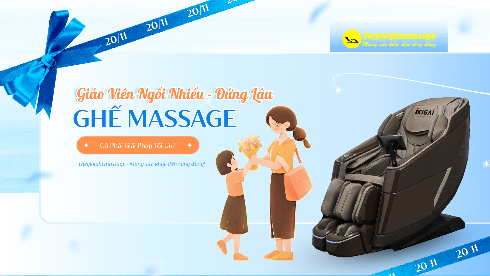 Giáo Viên Ngồi Nhiều – Đứng Lâu: Ghế Massage Có Phải Giải Pháp Tối Ưu?
