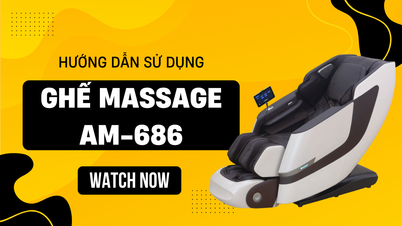 Hướng dẫn sử dụng ghế massage AM 686 | Hotline: 0358.11.8686