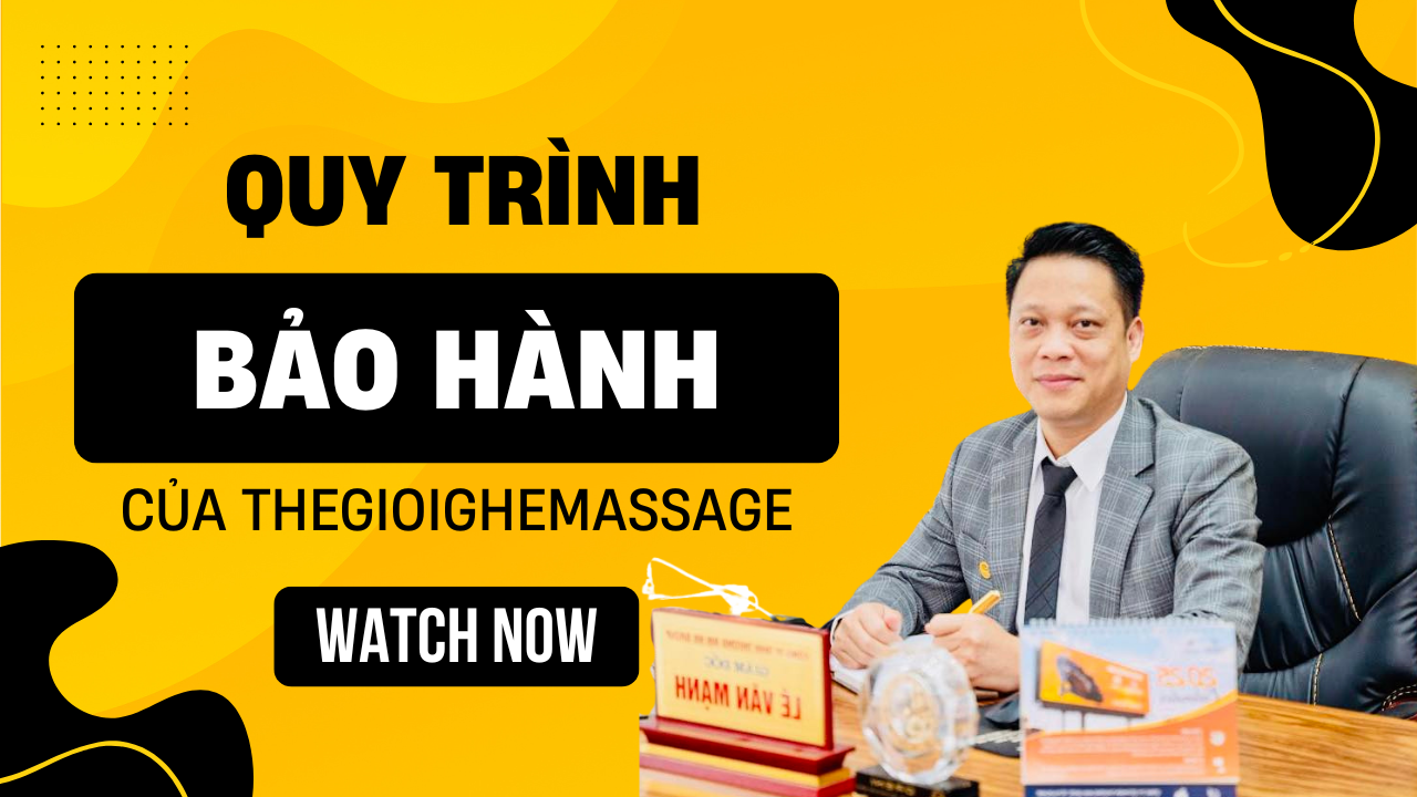 Chính sách - quy trình bảo hành tại Thegioighemassage – Chuyên nghiệp, tận tâm và minh bạch