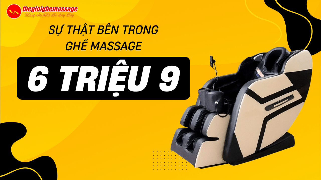Sự thật bên trong 1 chiếc ghế massage giá rẻ