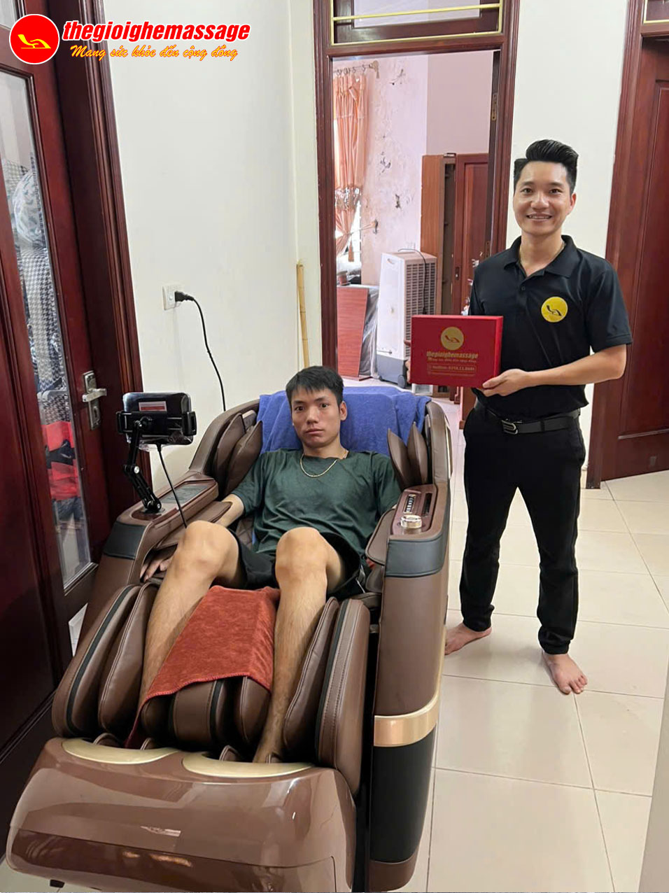 Xin cảm ơn cô Nga - Hà Nội đã tin dùng sản phẩm của Thegioighemassage