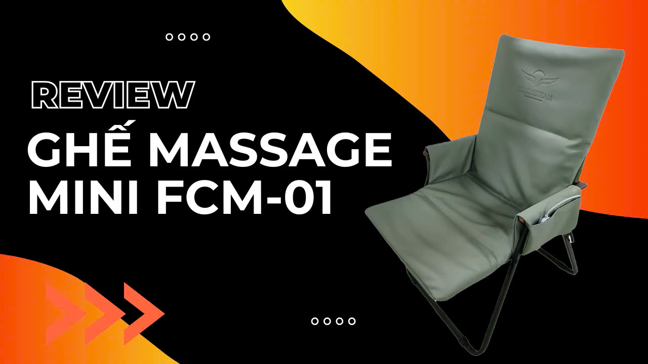 Review Ghế Massage Mini FCM-01 | Hotline: 0358.11.8686