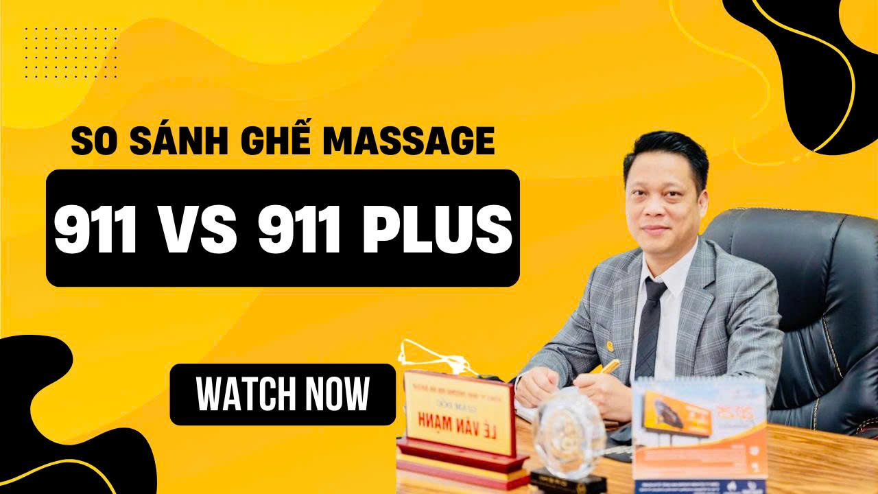 So sánh ghế massage FC-911 và FC-911 Plus | Hotline : 0358.11.8686