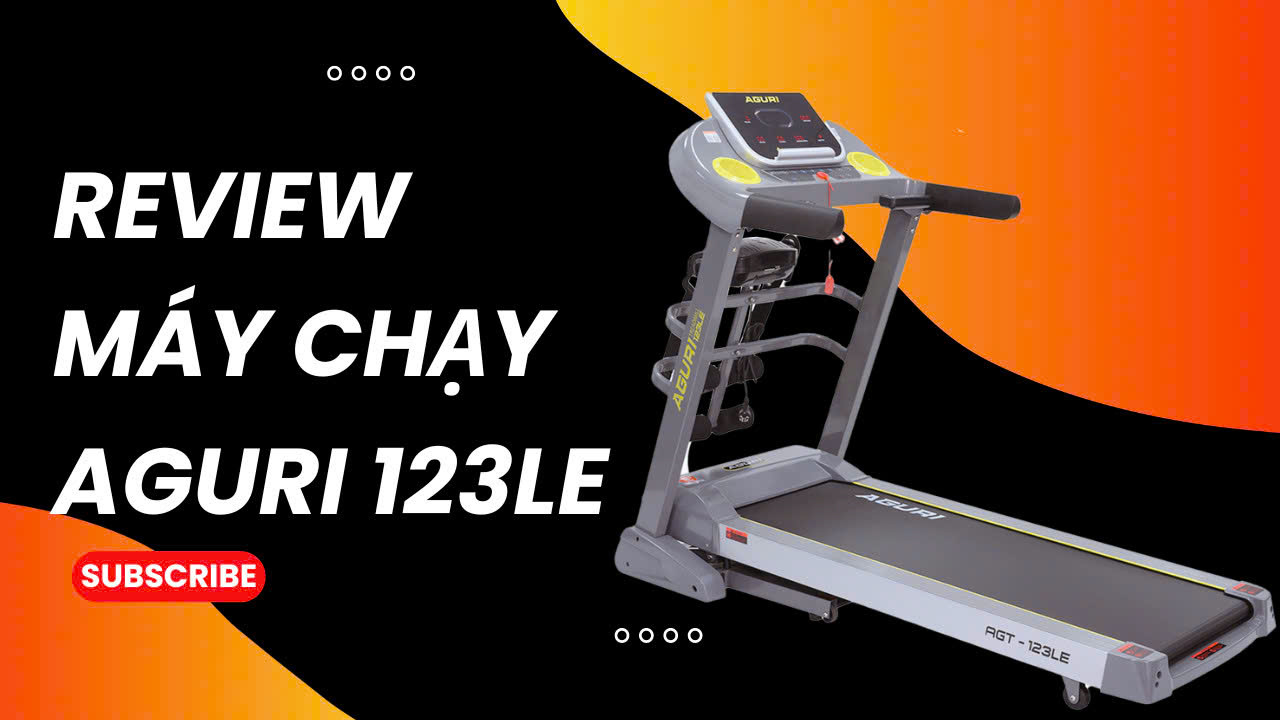 Review máy chạy bộ AGURI 123LE | Hotline : 0358.11.8686