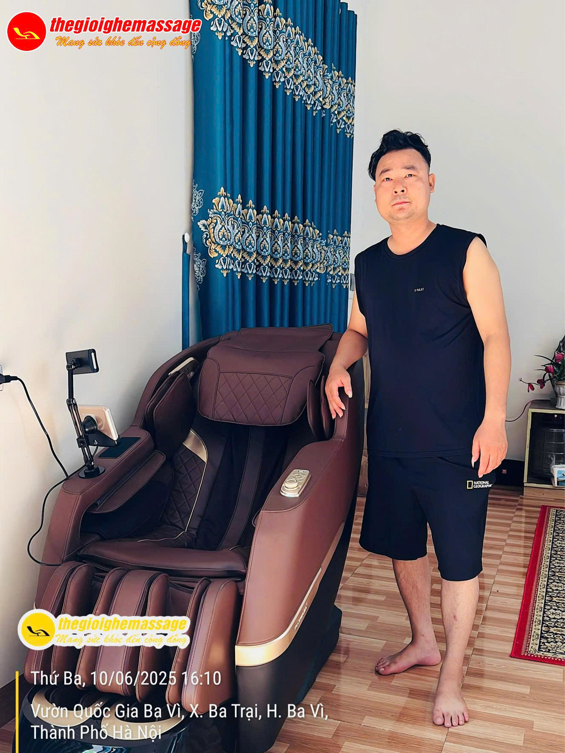 Xin cảm ơn anh Đạt - Hà Nội đã tin tưởng sử dụng dịch vụ của Thegioighemassage