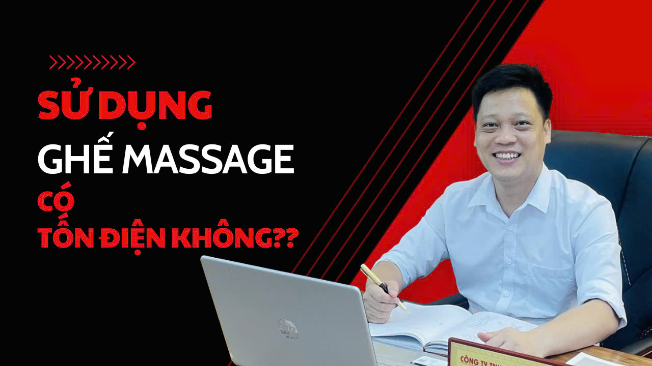 Sử dụng ghế massage có tốn điện không ? Hotline: 0358.11.8686