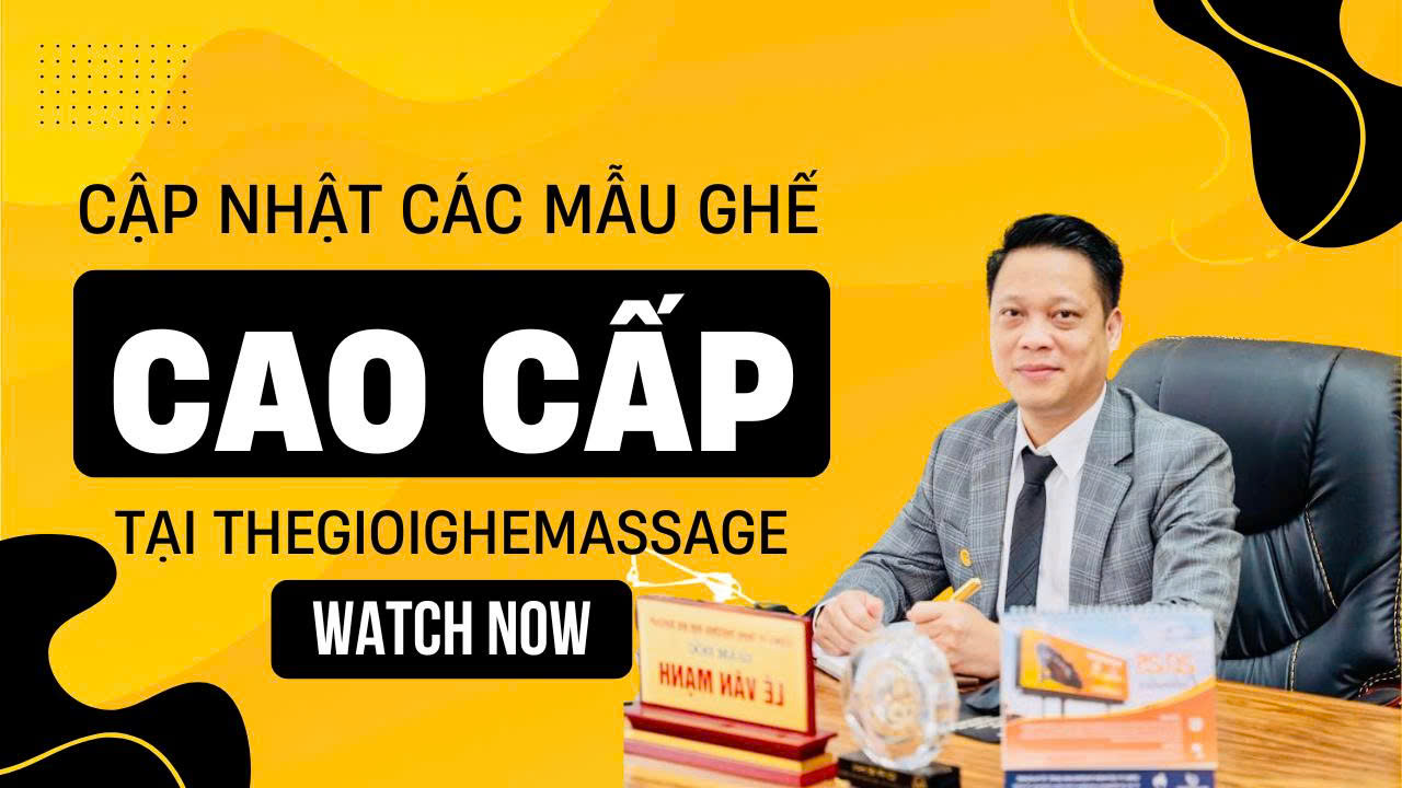 Cập nhật các mẫu ghế massage cao cấp tại Thegioighemassage