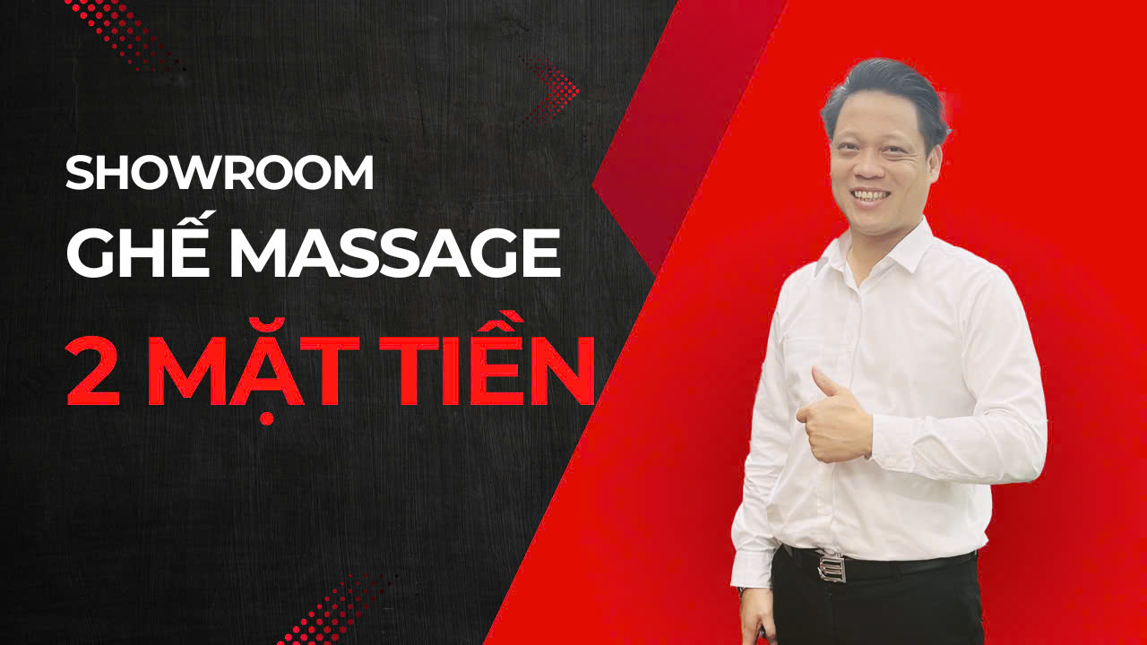 Showroom Ghế Massage 2 Mặt Tiền