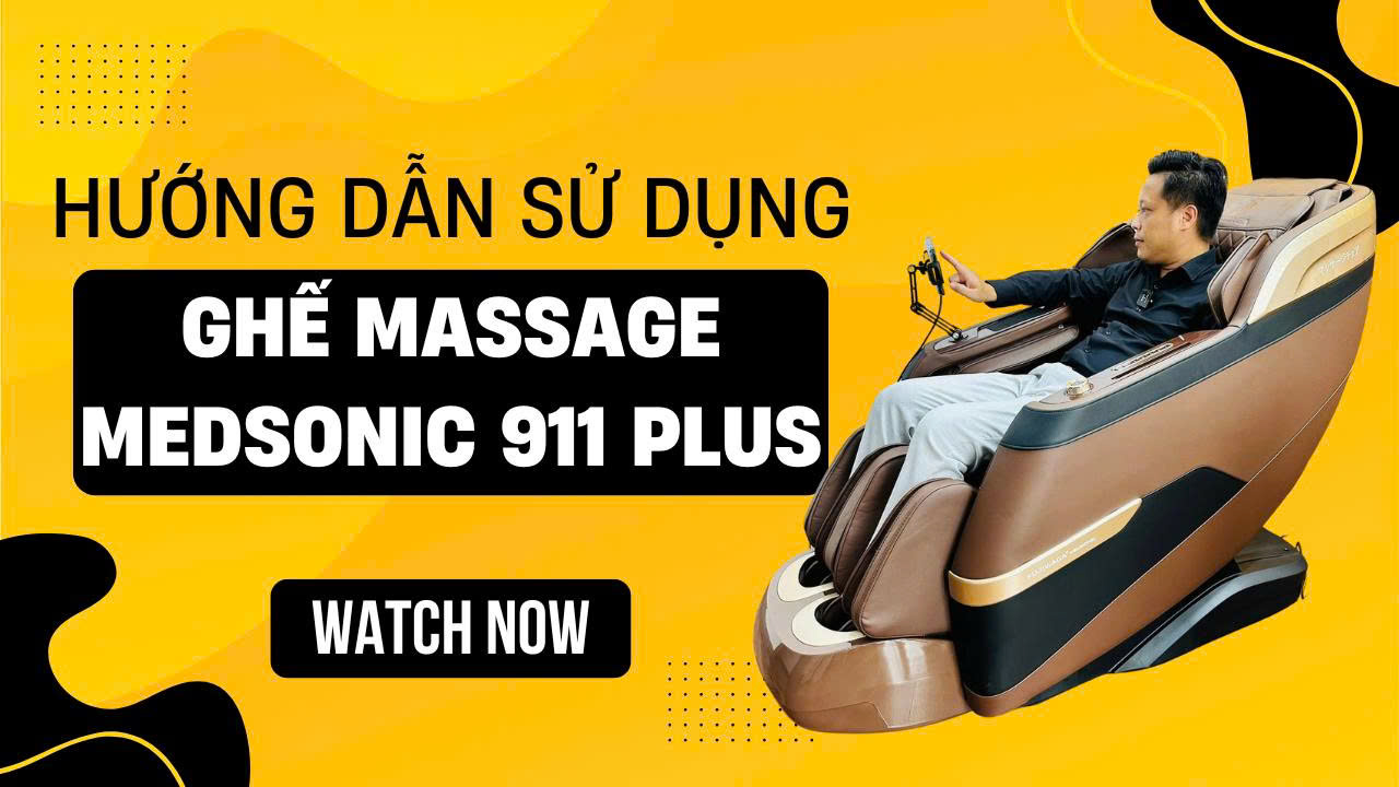 Hướng dẫn sử dụng ghế massage Med911 plus | Hotline: 0358 11 8686