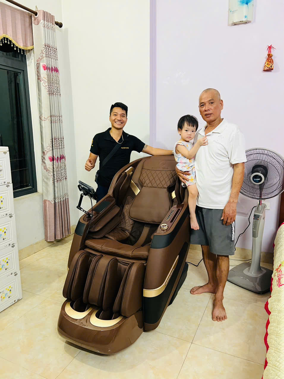 Xin cảm ơn chú Chiến đã tin tưởng sử dụng dịch vụ tại Thegioighemassage