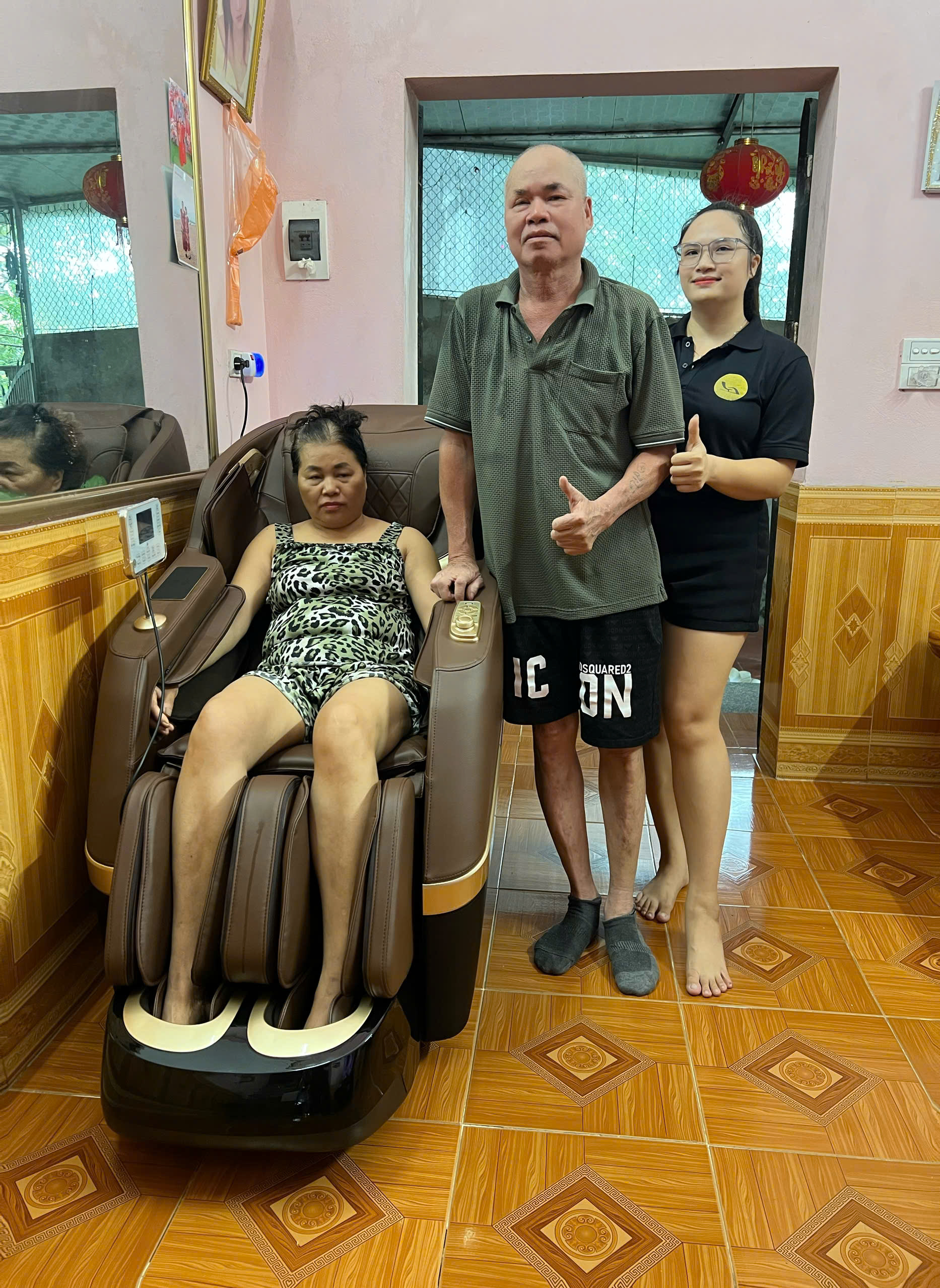 Xin cảm ơn chú Hiện đã tin tưởng sử dụng dịch vụ tại Thegioighemassage