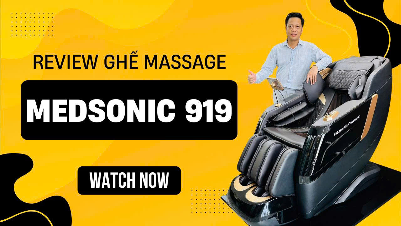Review ghế massage Medsonic 919 | Hotline: 0358.11.8686