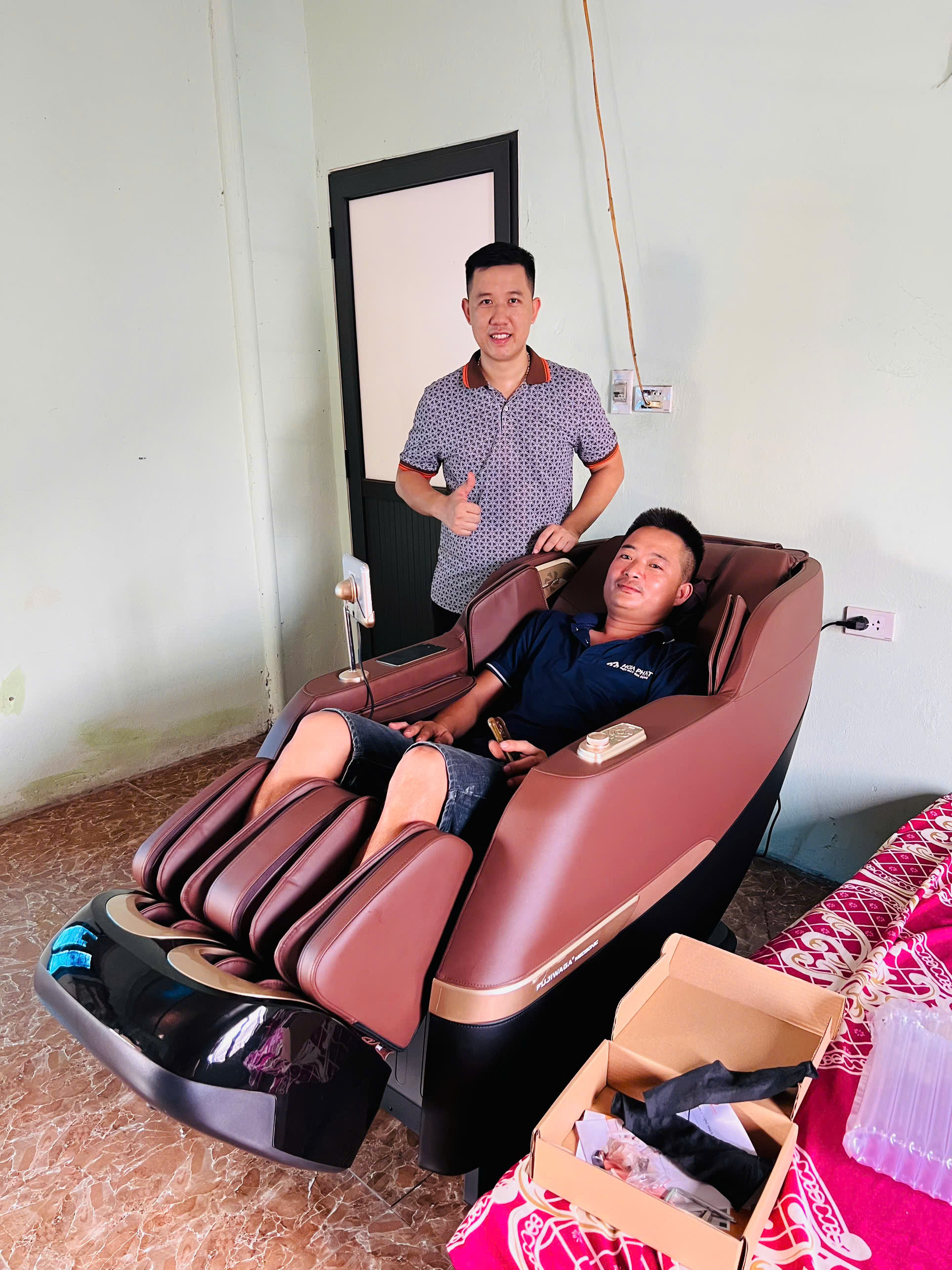 Xin cảm ơn anh Chính đã tin tưởng và sử dụng dịch vụ của Thegioighemassage