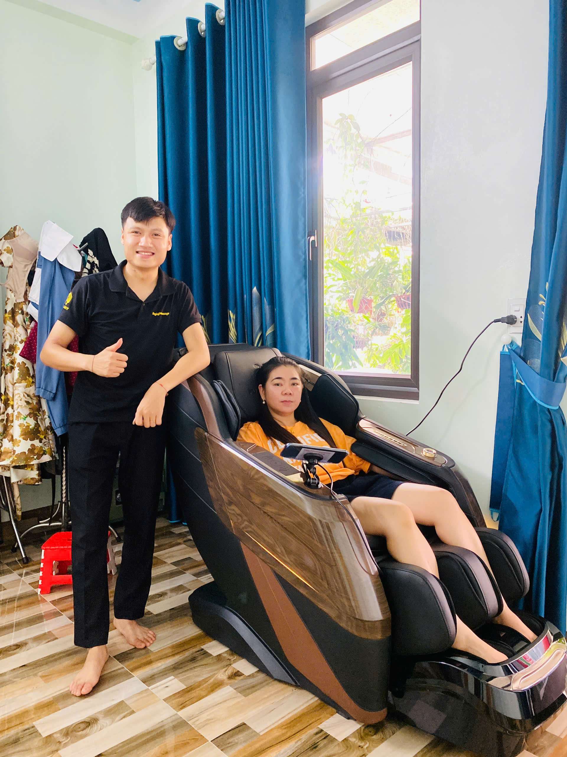 Xin cảm ơn chị Giang và gia đình đã tin tưởng lựa chọn Thegioighemassage