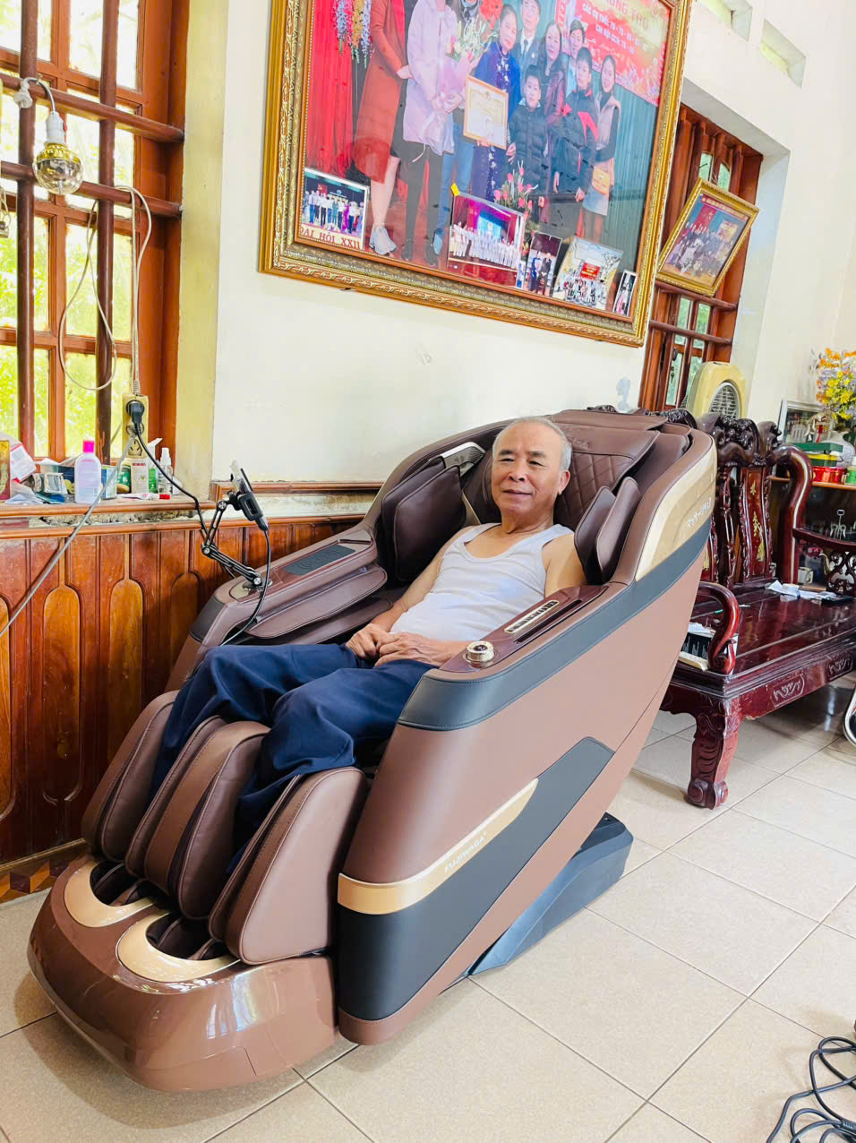 Xin cảm ơn bác Phú đã tin tưởng lựa chọn Thegioighemassage