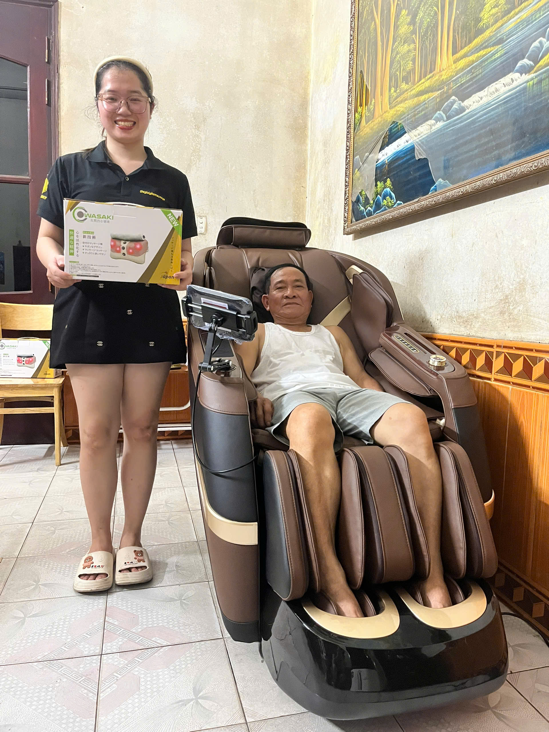 Xin cảm ơn bác Ngọc đã tin tưởng lựa chọn Thegioighemassage