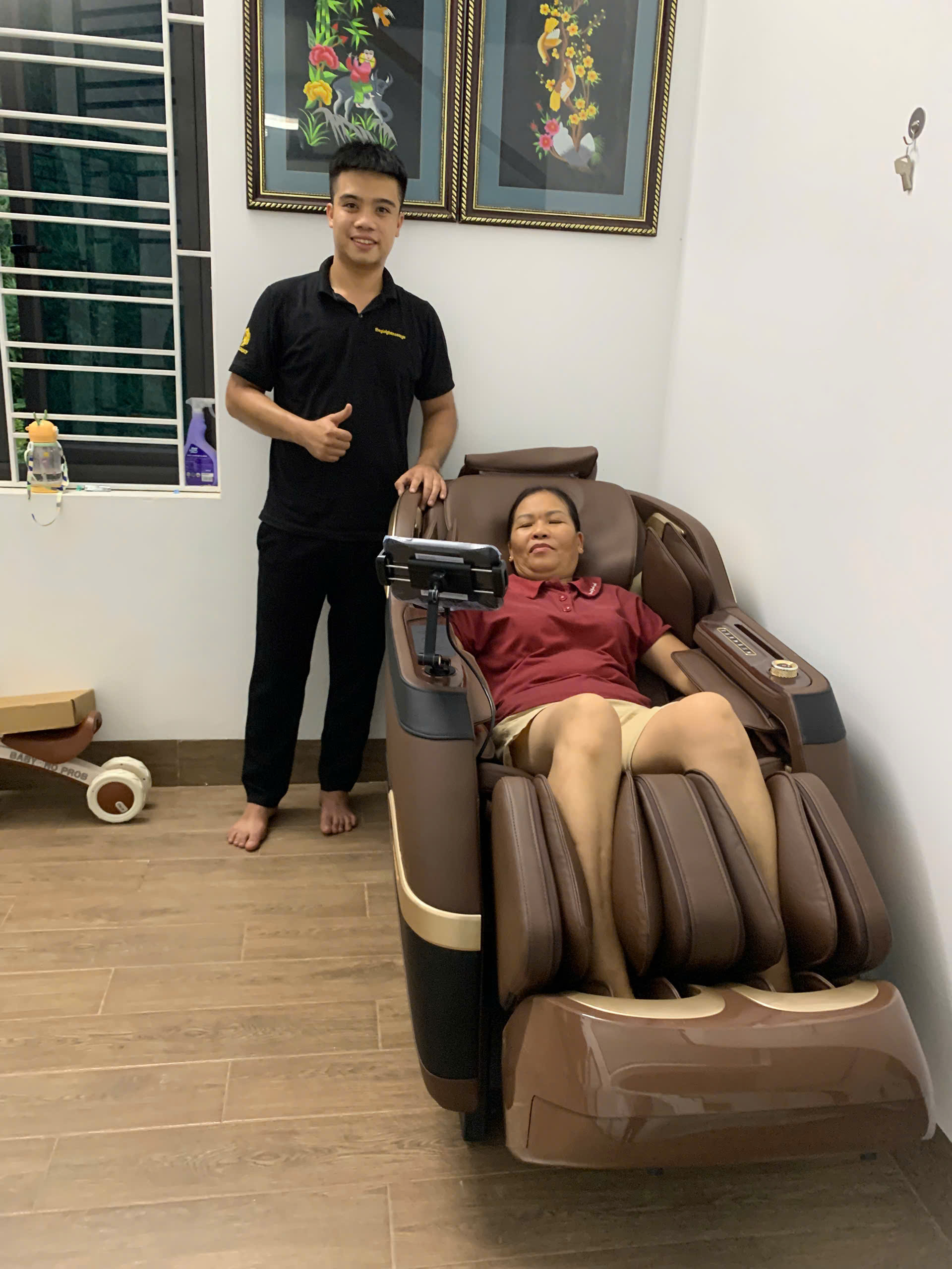 Xin cảm ơn cô Định đã tin tưởng lựa chọn Thegioighemassage