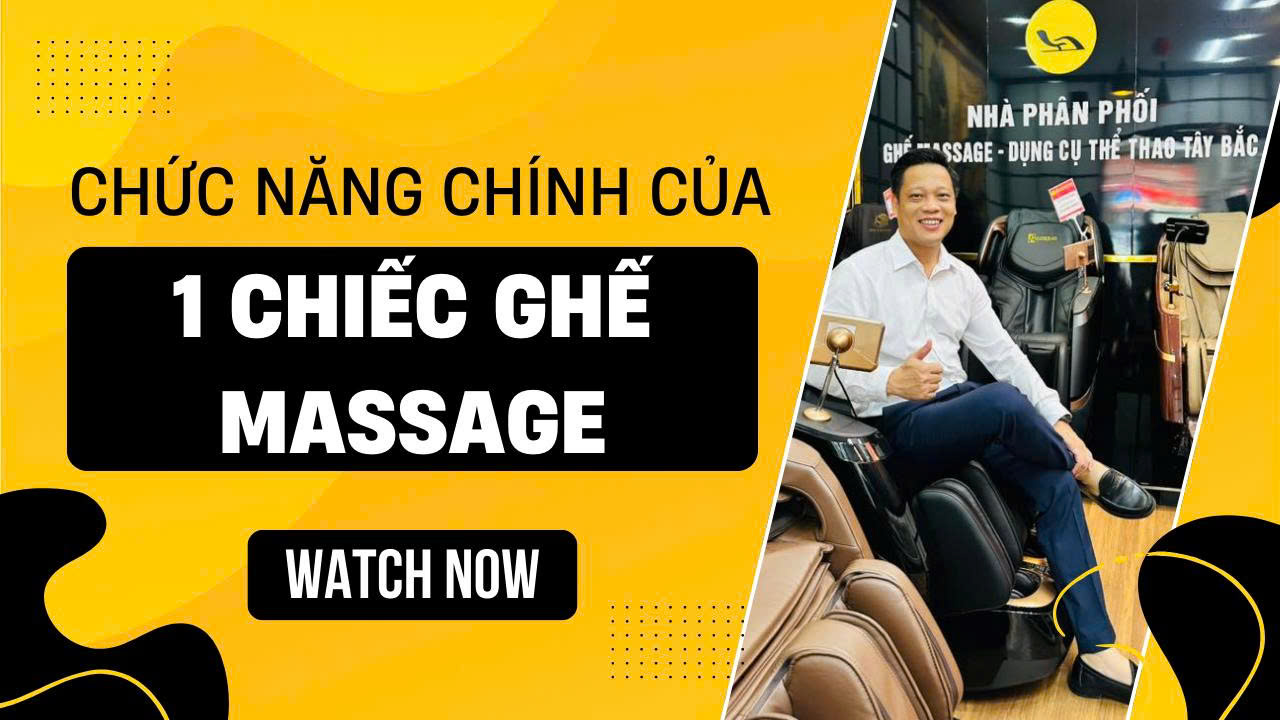 Chức năng chính của 1 chiếc ghế massage | Hotline: 0358 11 8686