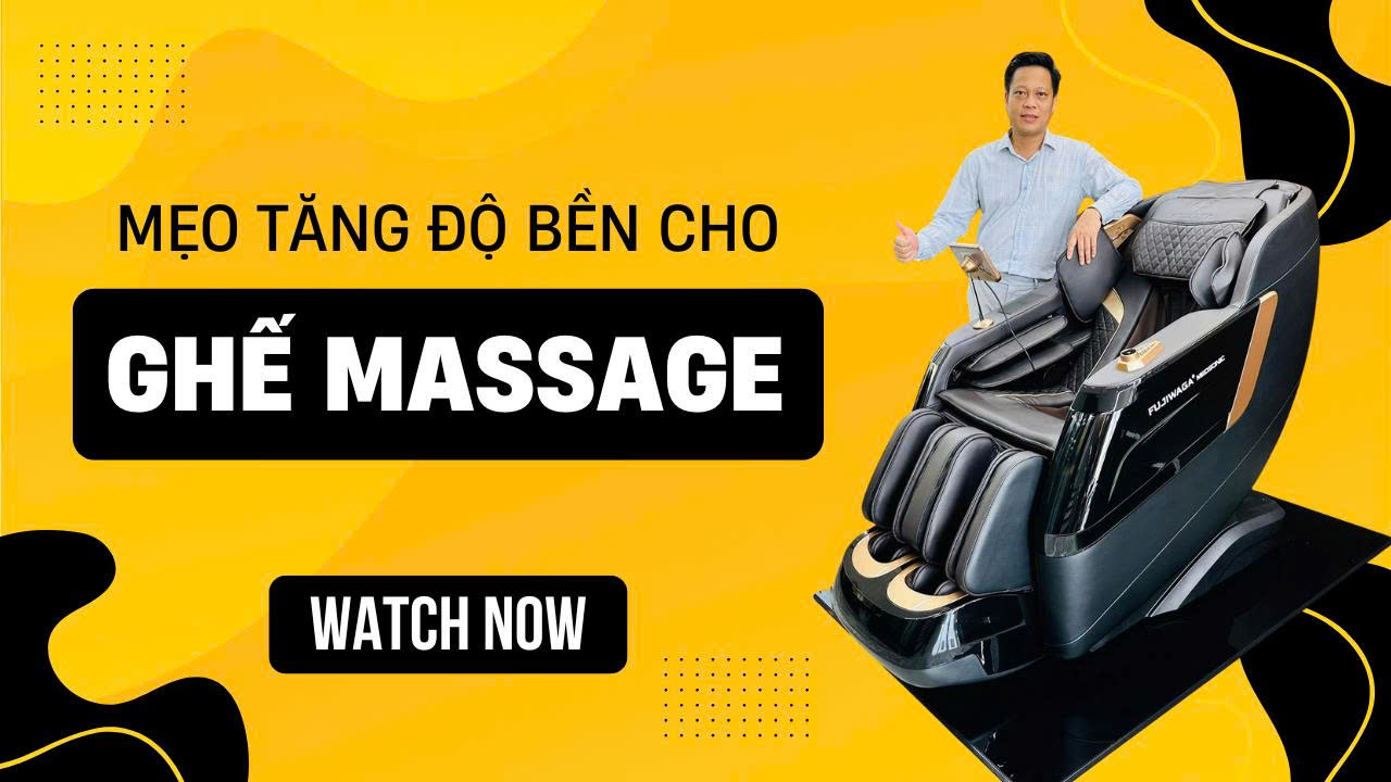 Mẹo tăng độ bền cho ghế massage | Hotline: 0358.11.8686