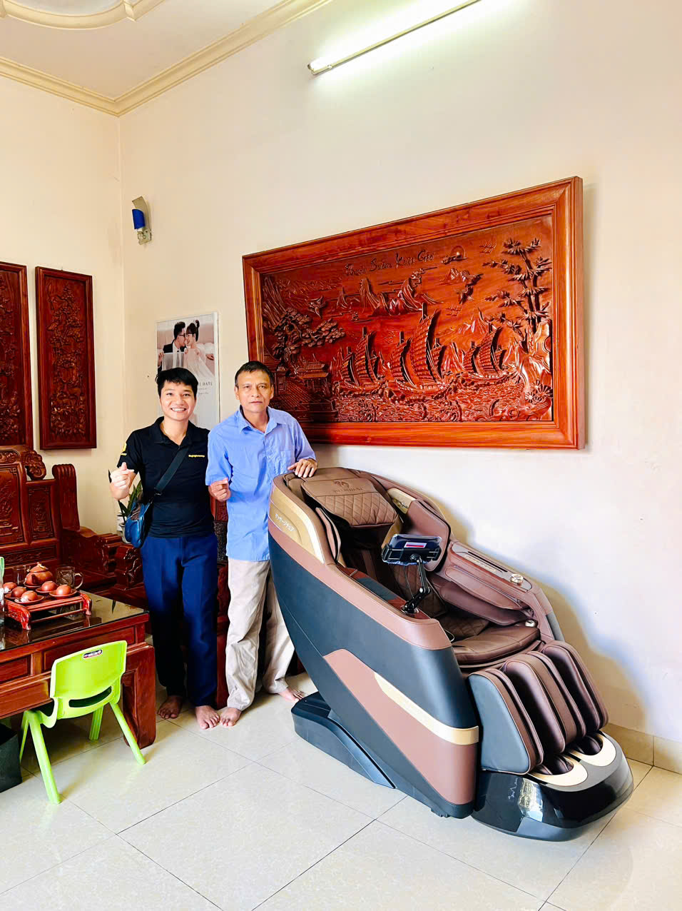 Xin cảm ơn chú Hải đã tin tưởng lựa chọn Thegioighemassage