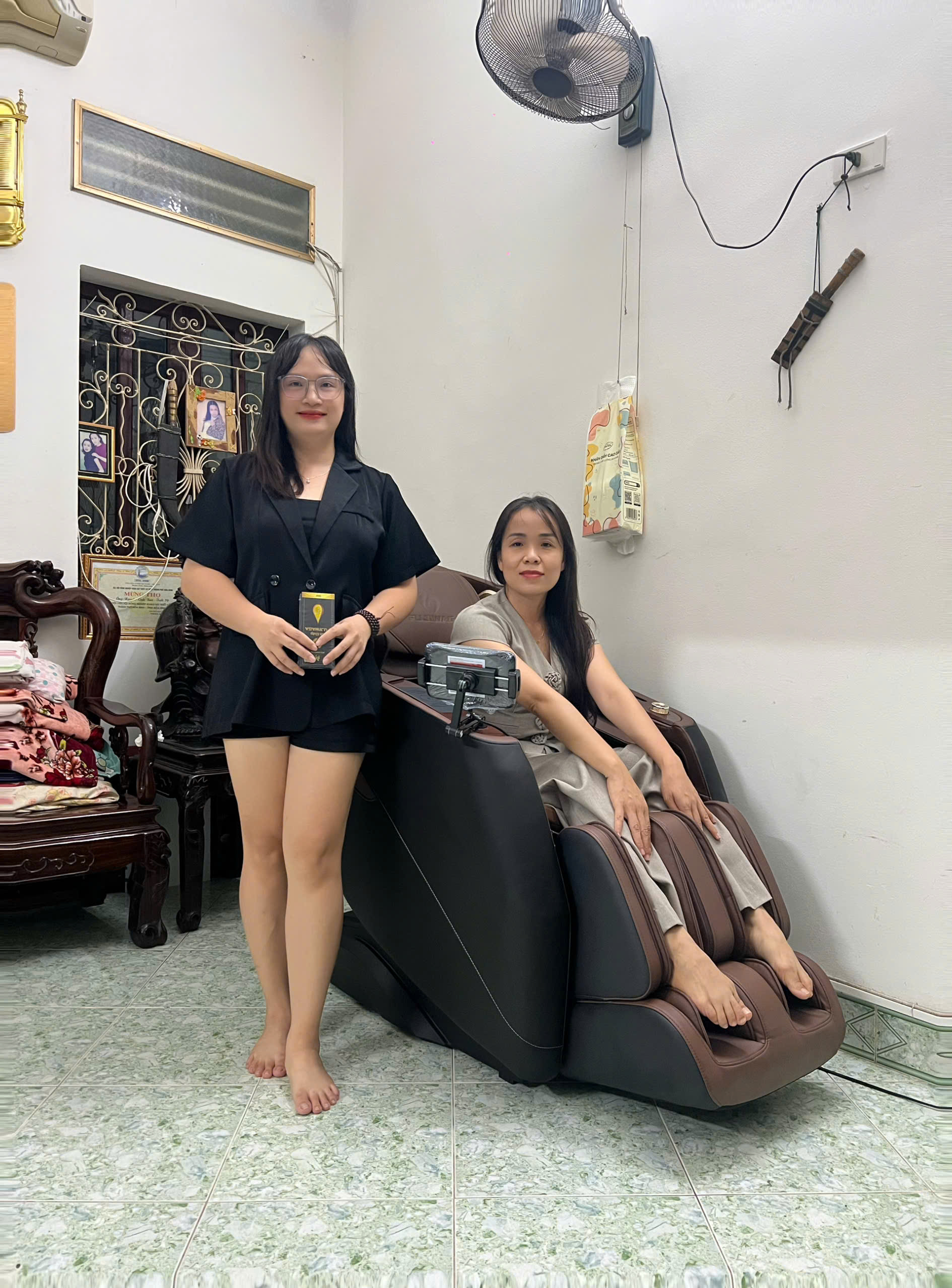 Xin cảm ơn chị Hương cùng gia đình đã tin tưởng lựa chọn Thegioighemassage