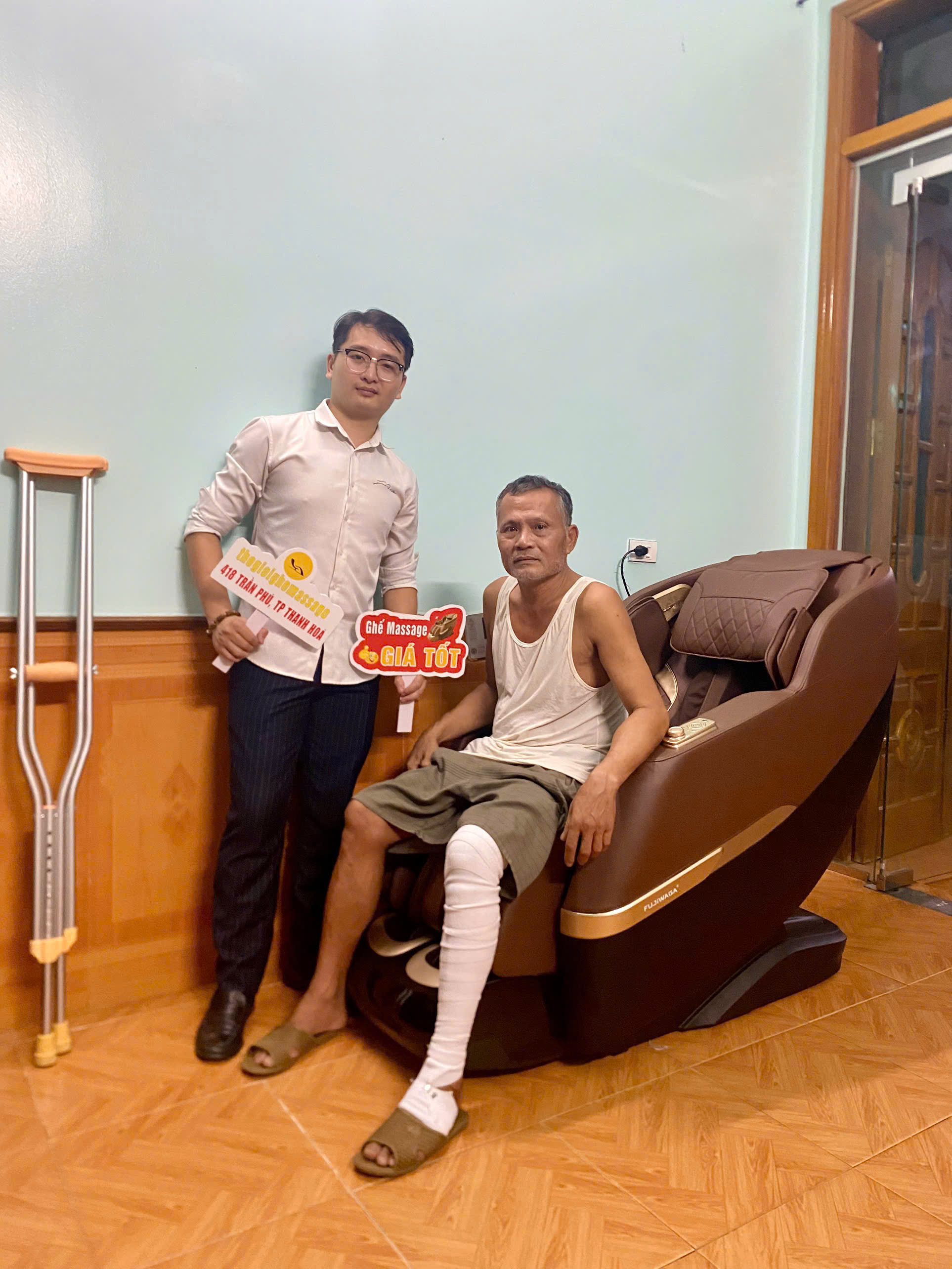 Xin cảm ơn gia đình anh Ngọc đã tin tưởng ủng hộ Thegioighemassage