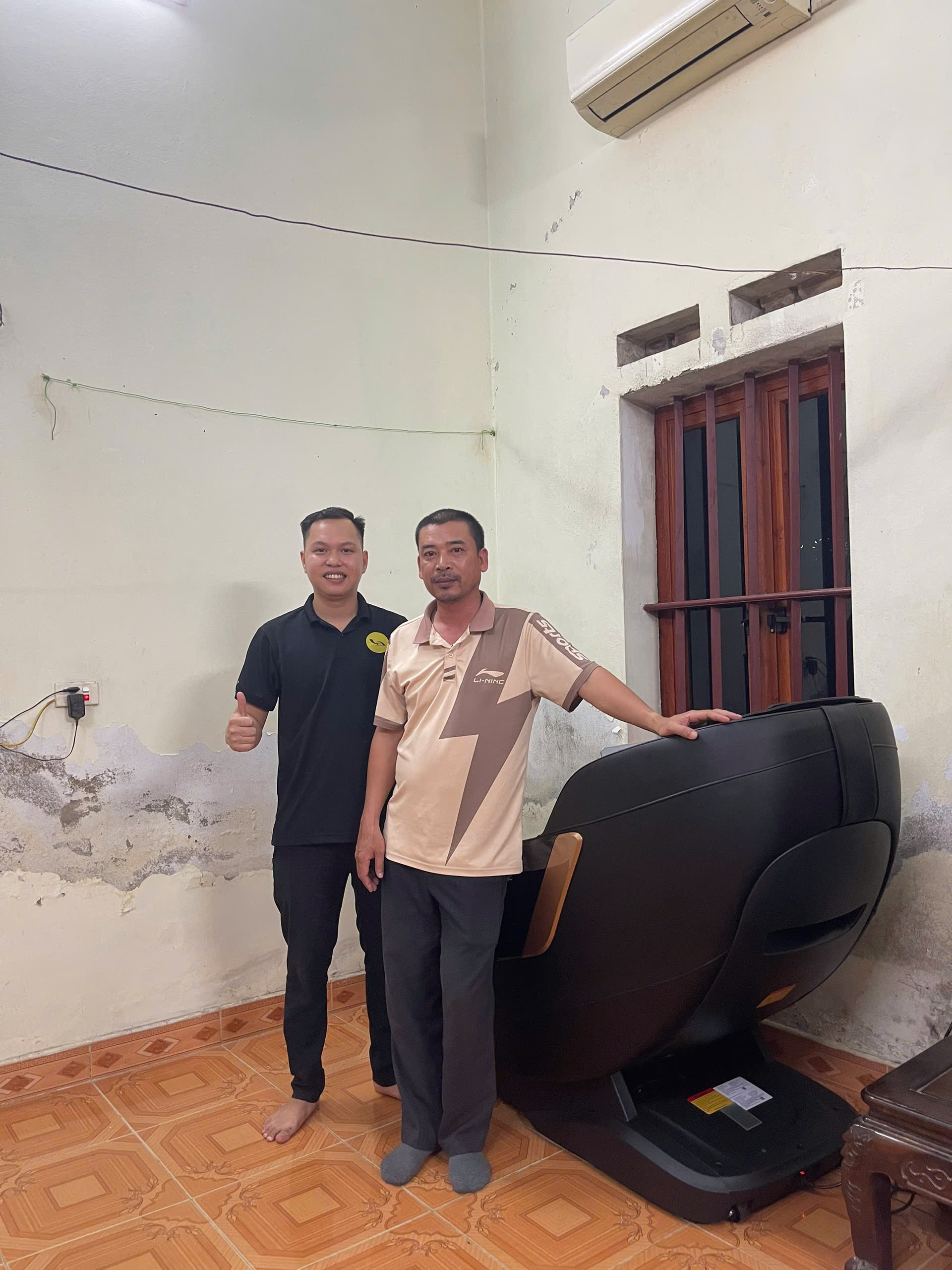 Xin cảm ơn gia đình anh Quý đã tin tưởng ủng hộ Thegioighemassage