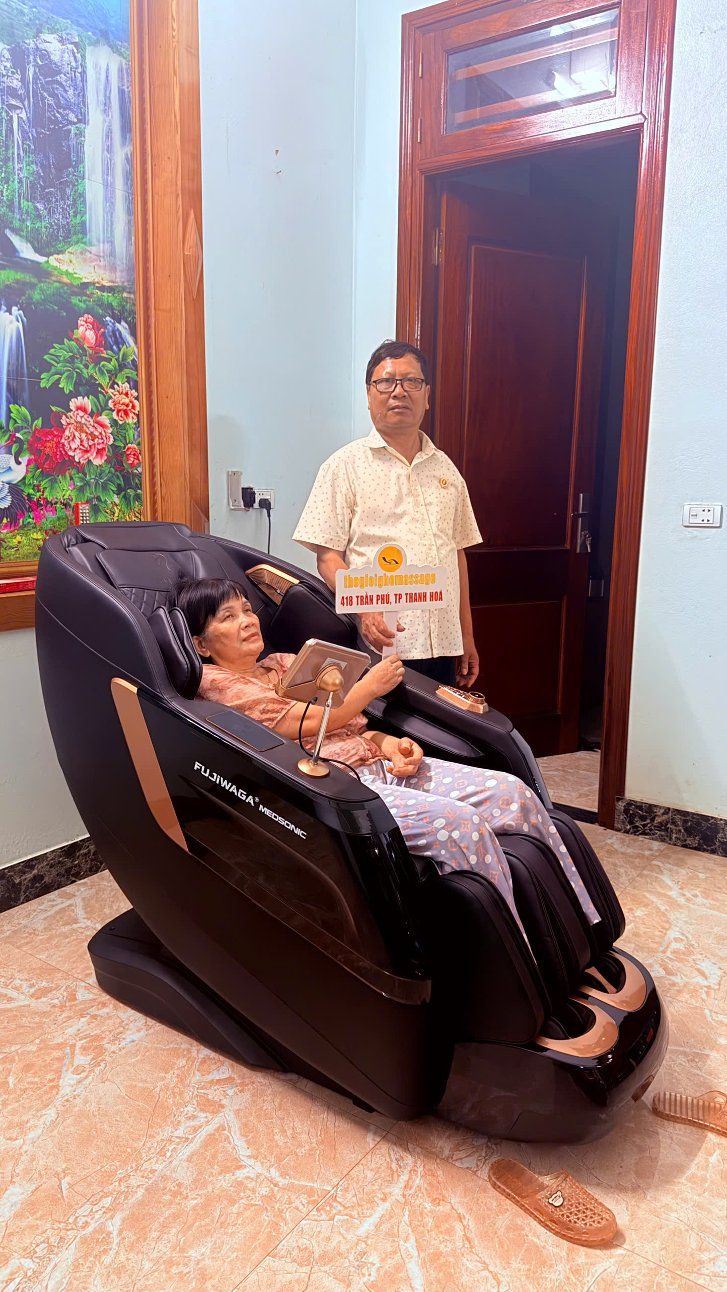 Xin cảm ơn gia đình chú Hùng đã tin tưởng ủng hộ Thegioighemassage