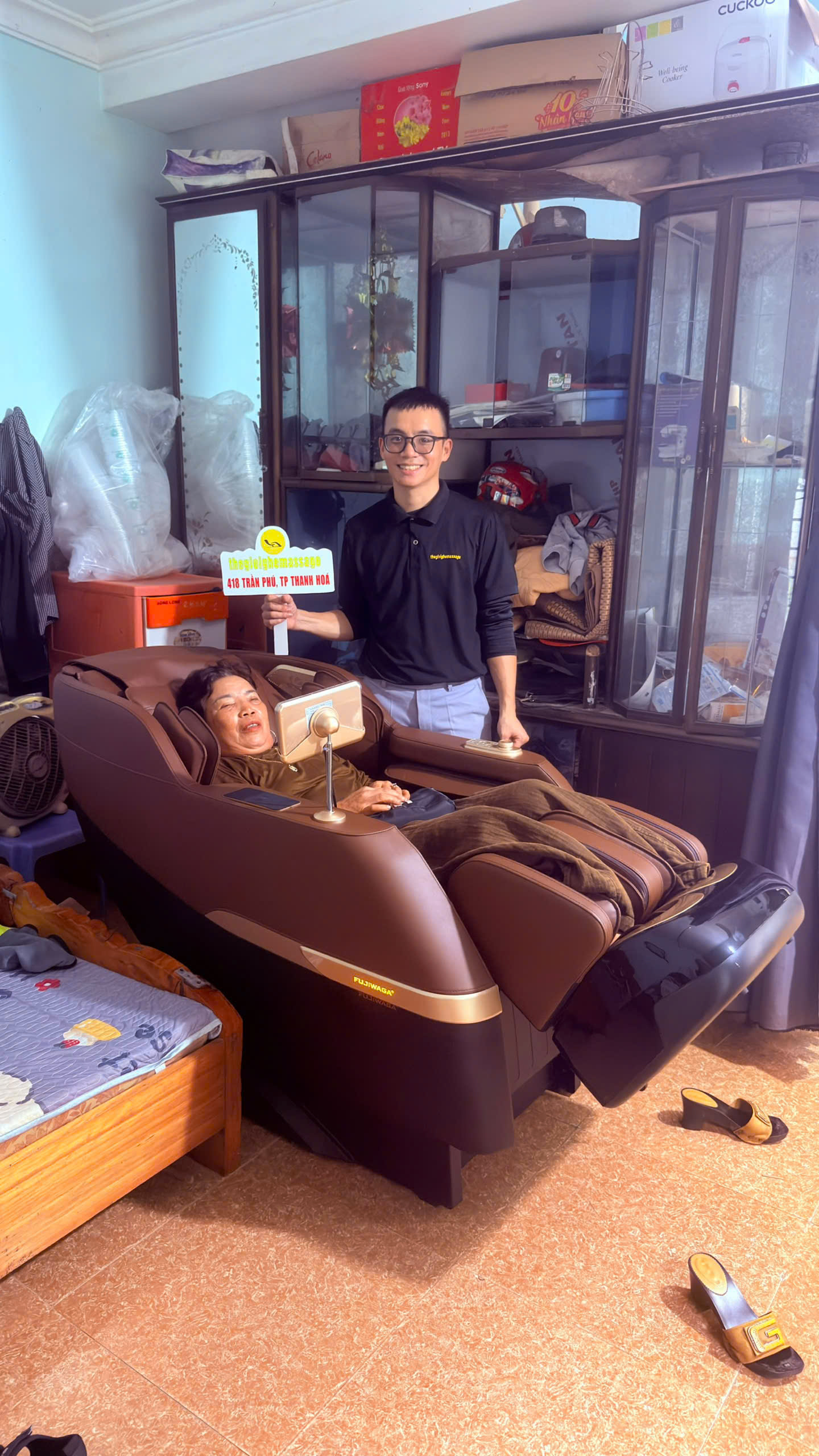 Xin cảm ơn gia đình cô Lý đã tin tưởng ủng hộ Thegioighemassage