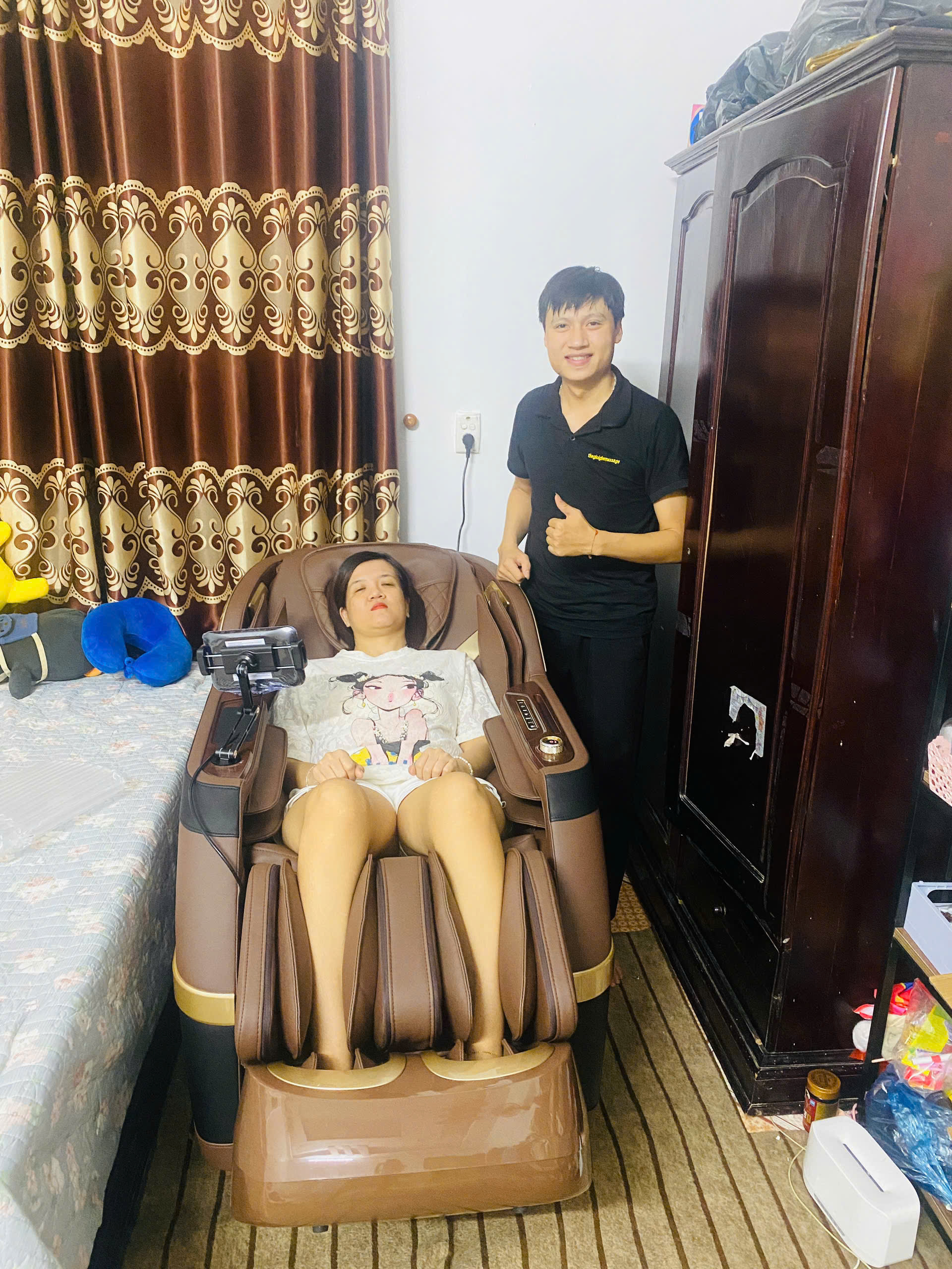 Xin cảm ơn gia đình chị An đã tin tưởng ủng hộ Thegioighemassage