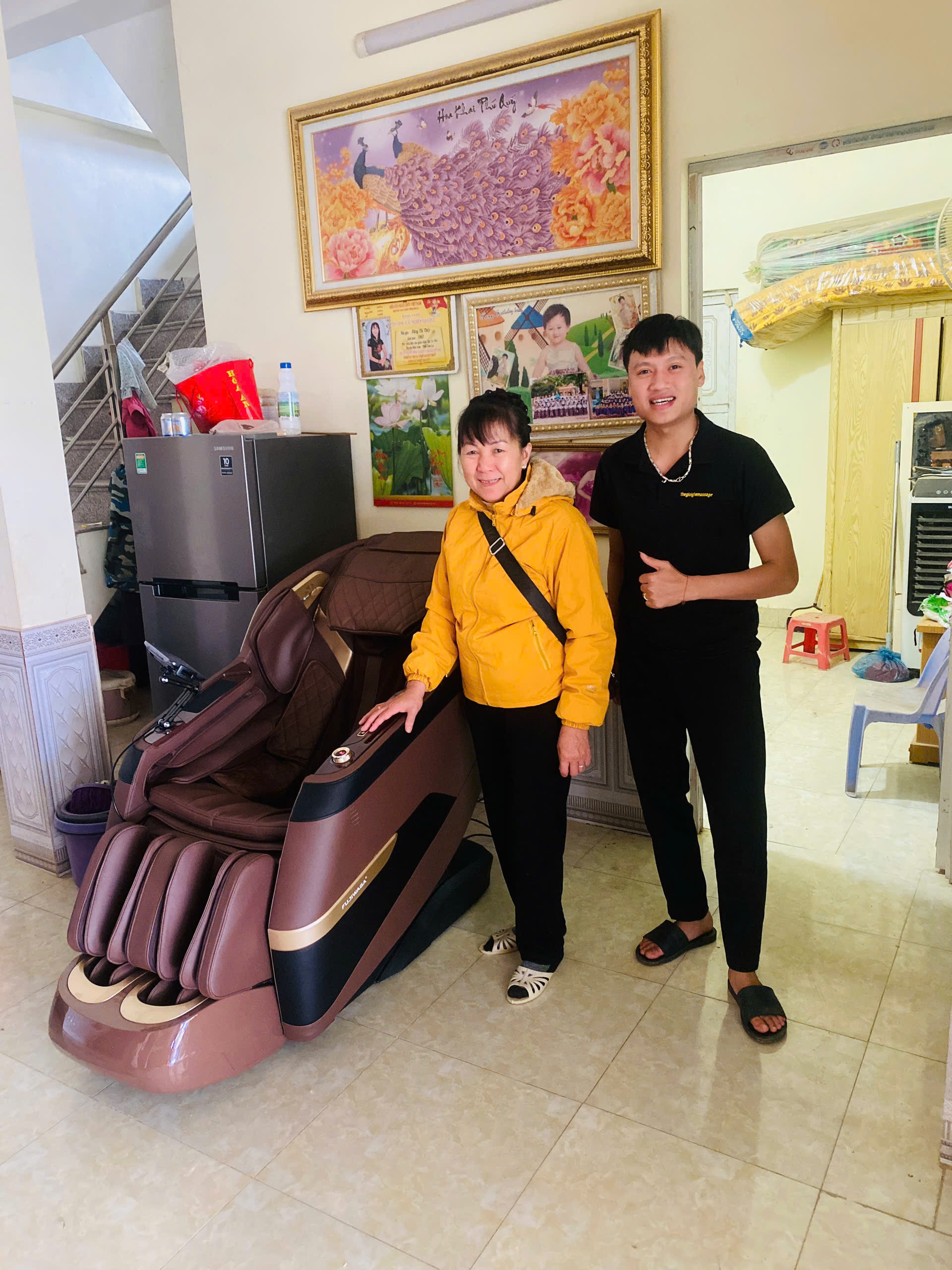 Xin cảm ơn chị Thuỷ và gia đình đã tin tưởng lựa chọn Thegioighemassage