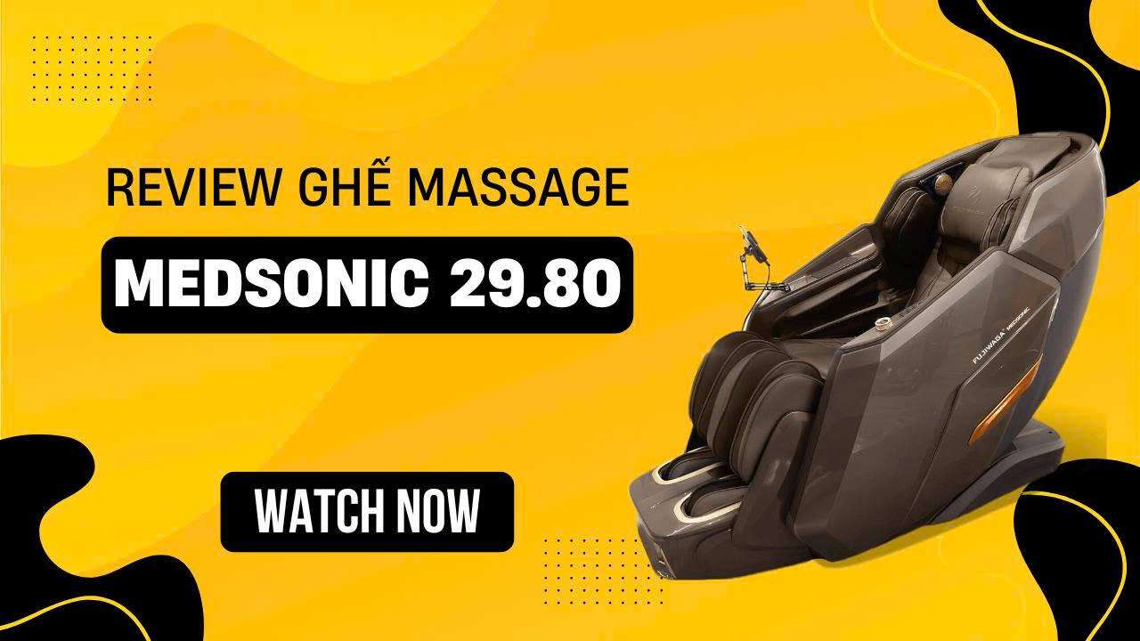 Review ghế massage Medsonic 29.80 | Hotline: 0358.11.8686