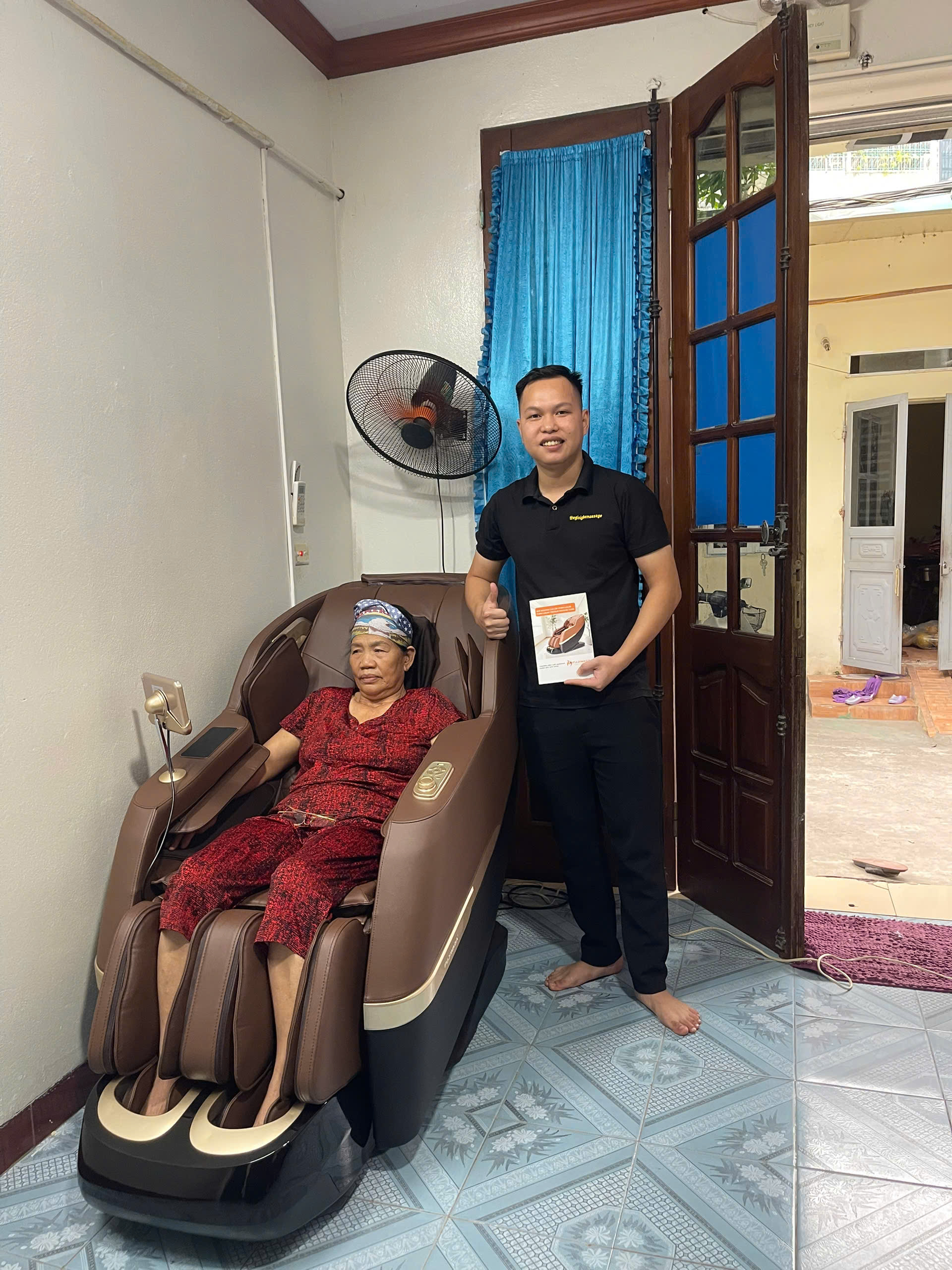 Xin cảm ơn chú Hồng và gia đình đã tin tưởng ủng hộ Thegioighemassage