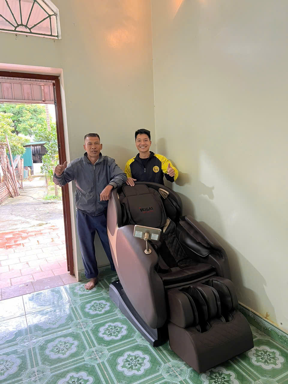 Xin cảm ơn chú Thật và gia đình đã tin tưởng ủng hộ Thegioighemassage