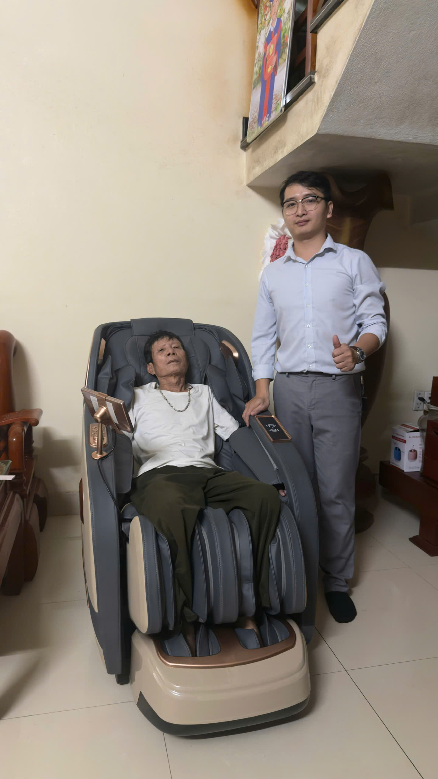 Xin cảm ơn anh Đại và gia đình đã tin tưởng ủng hộ Thegioighemassage