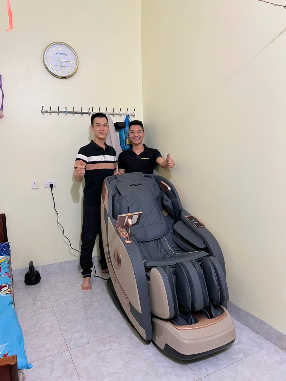 Xin cảm ơn anh Hiệp và gia đình đã tin tưởng ủng hộ Thegioighemassage