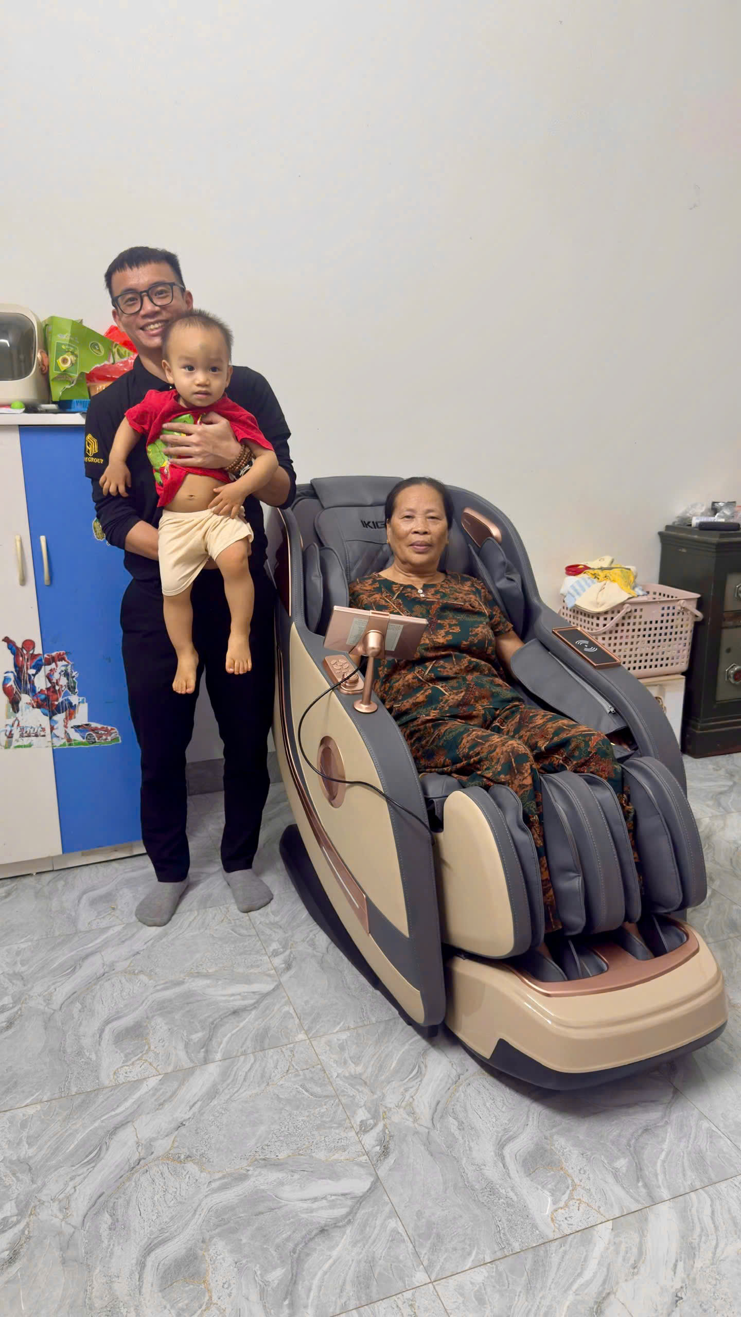 Xin cảm ơn anh Chương và gia đình đã tin tưởng ủng hộ Thegioighemassage