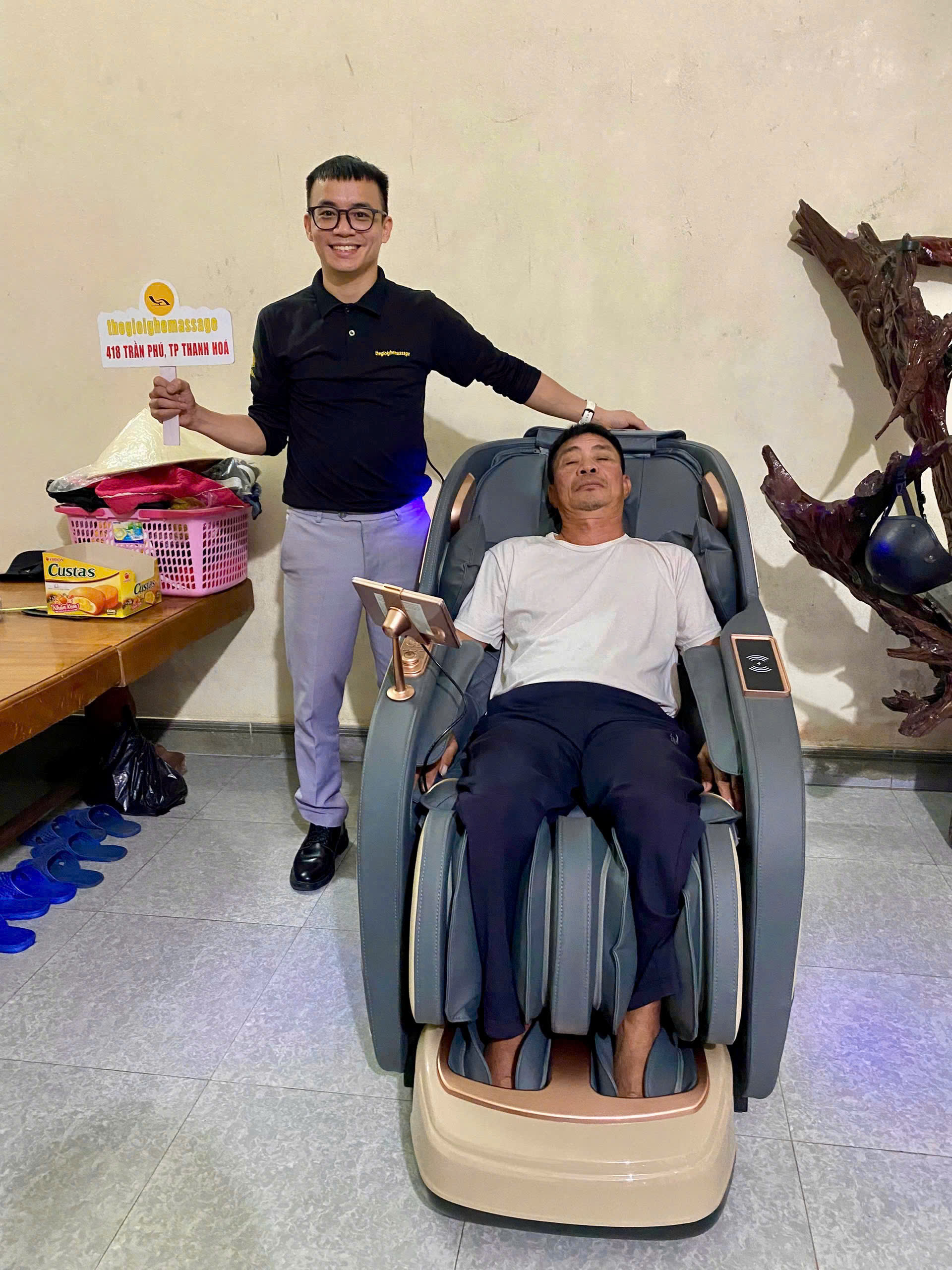 Xin cảm ơn chị Mận và gia đình đã tin tưởng ủng hộ Thegioighemassage