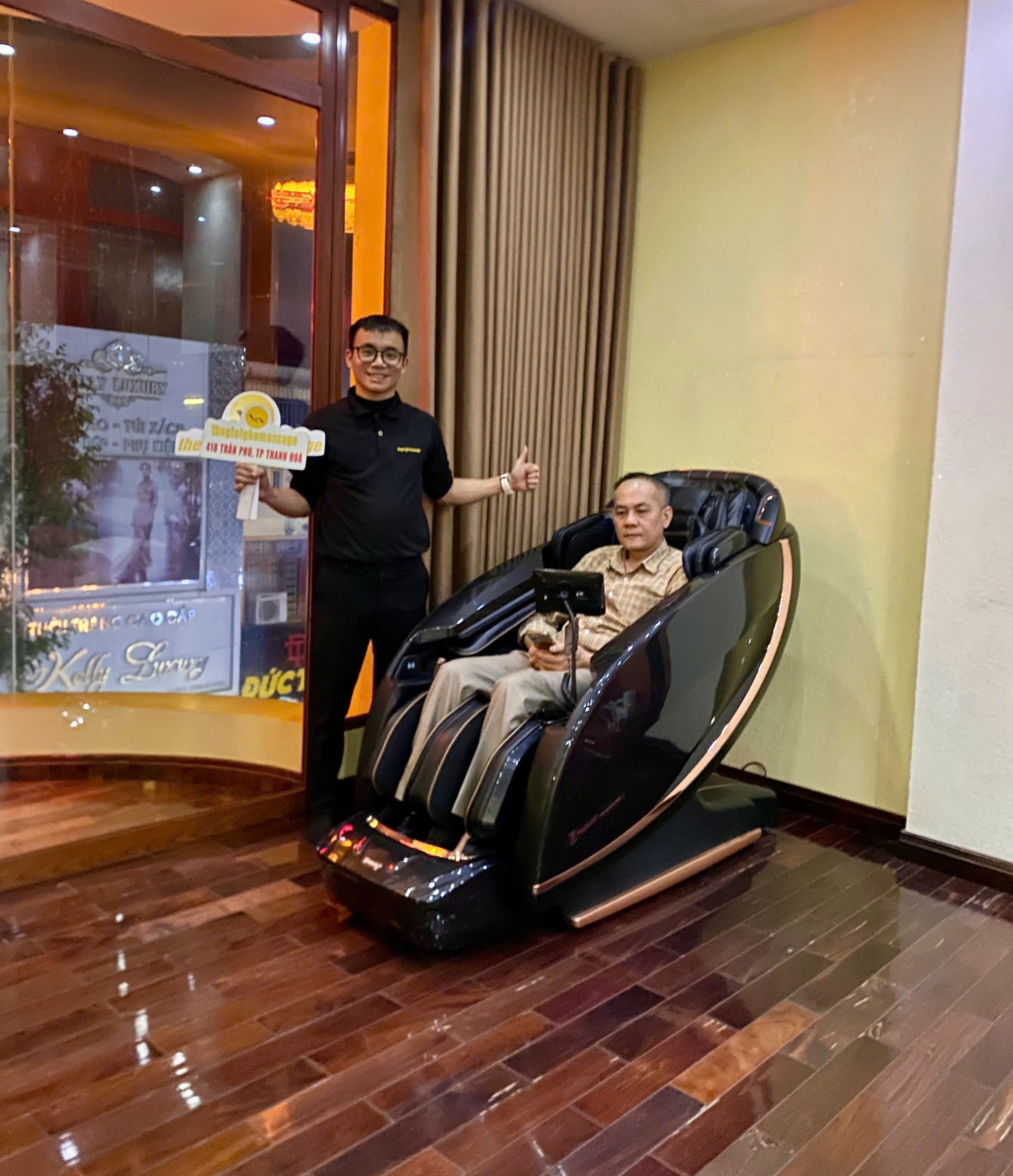 Xin cảm ơn gia đình anh Trường đã tin tưởng lựa chọn Thegioighemassage