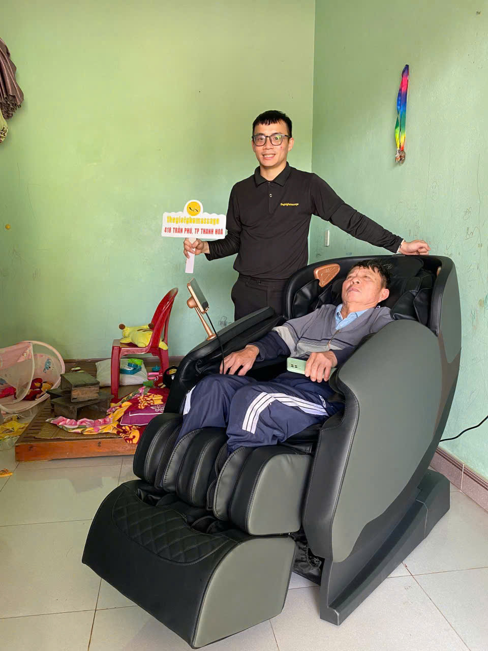 Xin cảm ơn gia đình chị Phương đã tin tưởng lựa chọn Thegioighemassage