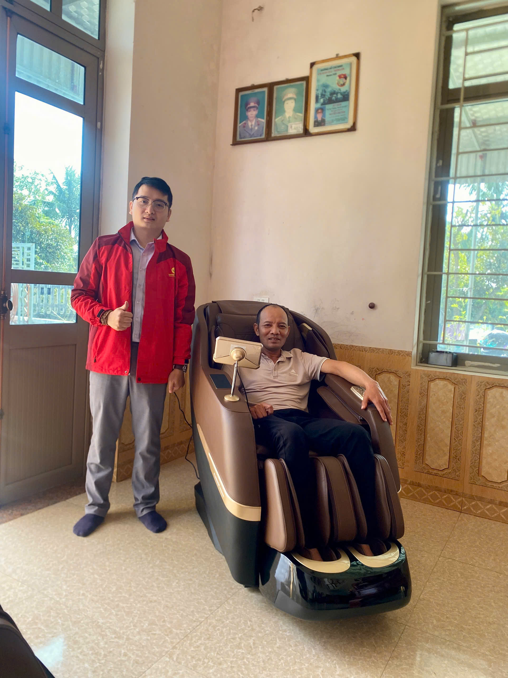 Xin cảm ơn gia đình anh Duy đã tin tưởng lựa chọn Thegioighemassage