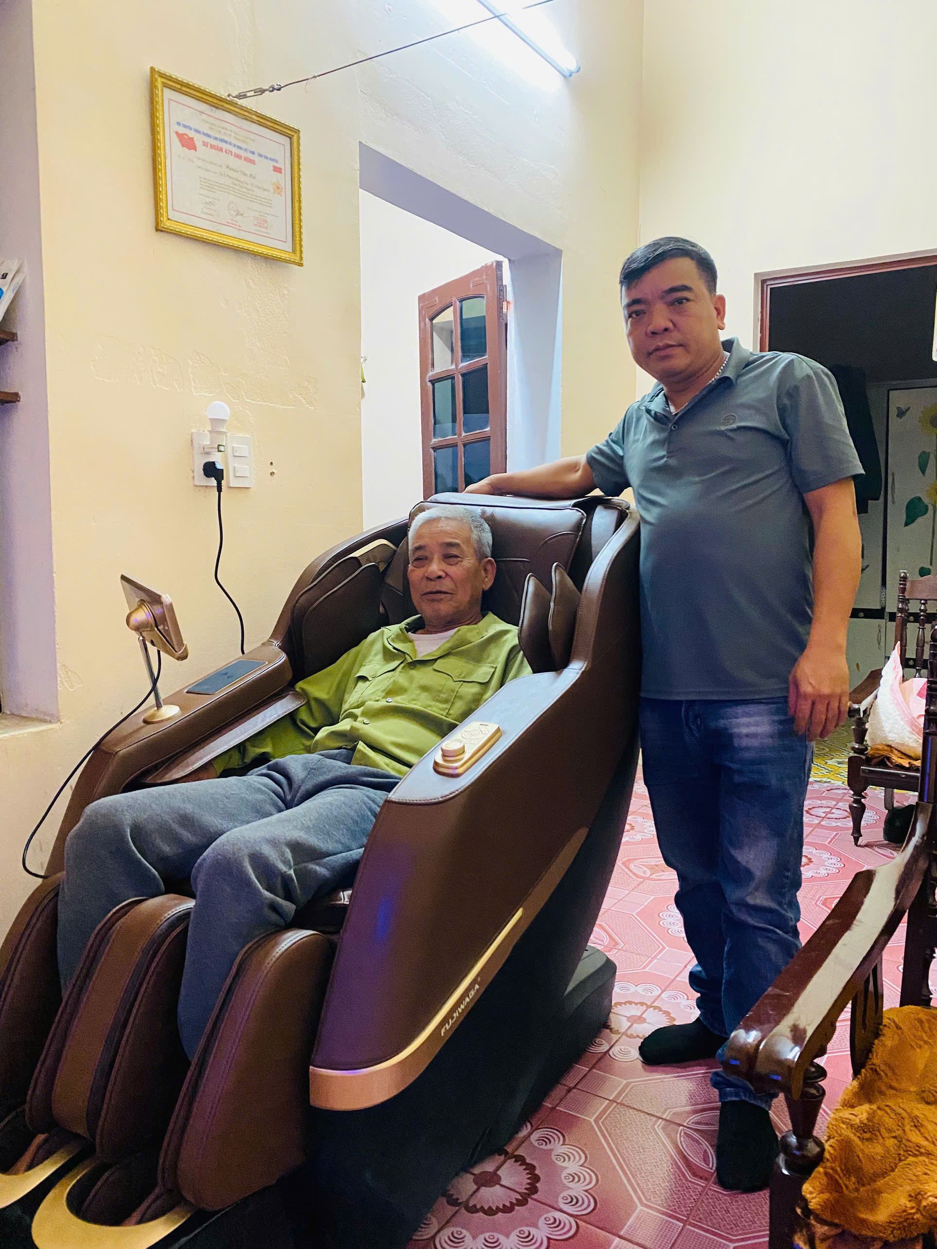 Xin cảm ơn anh Dũng và gia đình đã tin tưởng ủng hộ Thegioighemassage