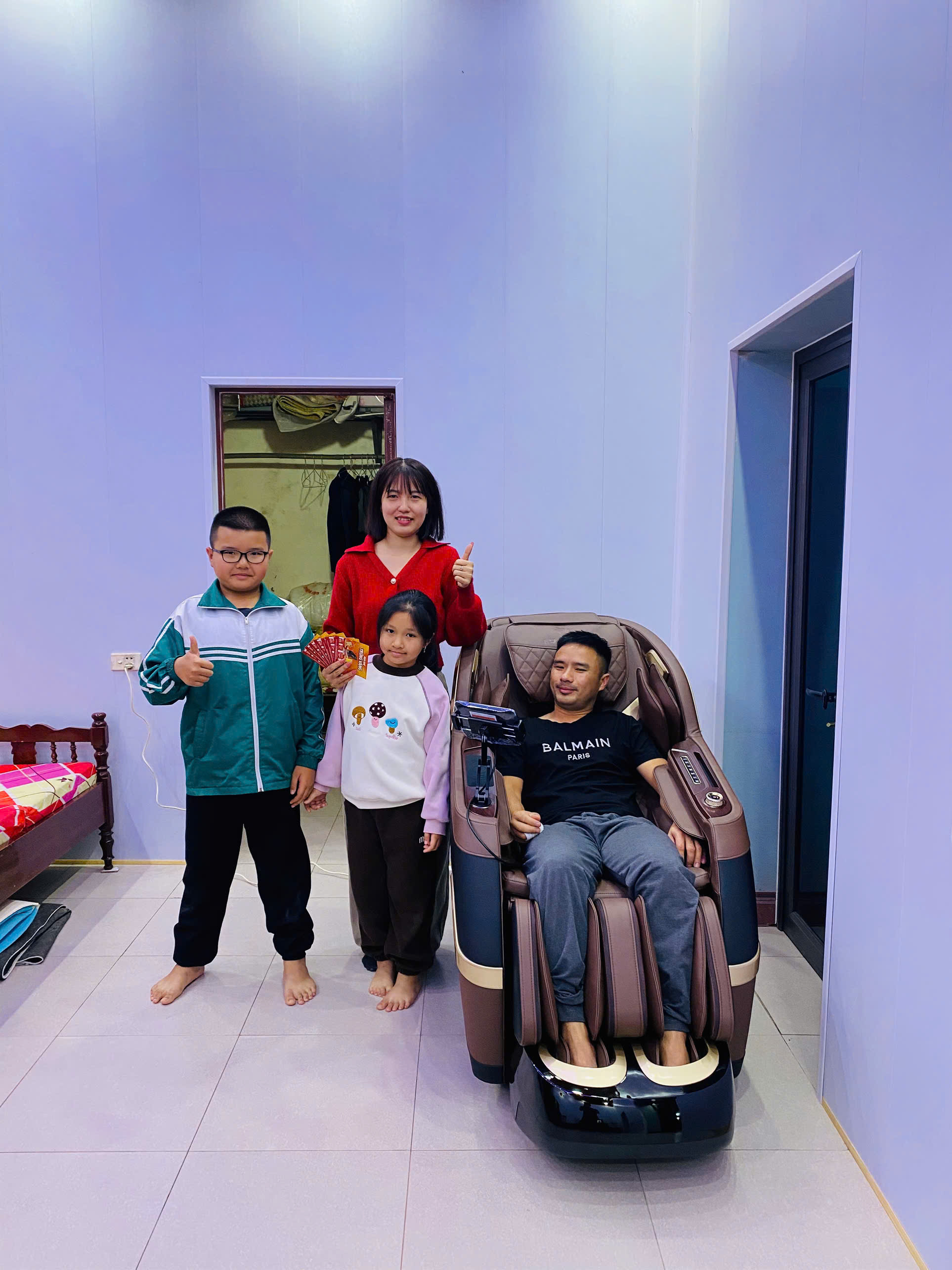 Xin cảm ơn anh Luân và gia đình đã tin tưởng ủng hộ Thegioighemassage