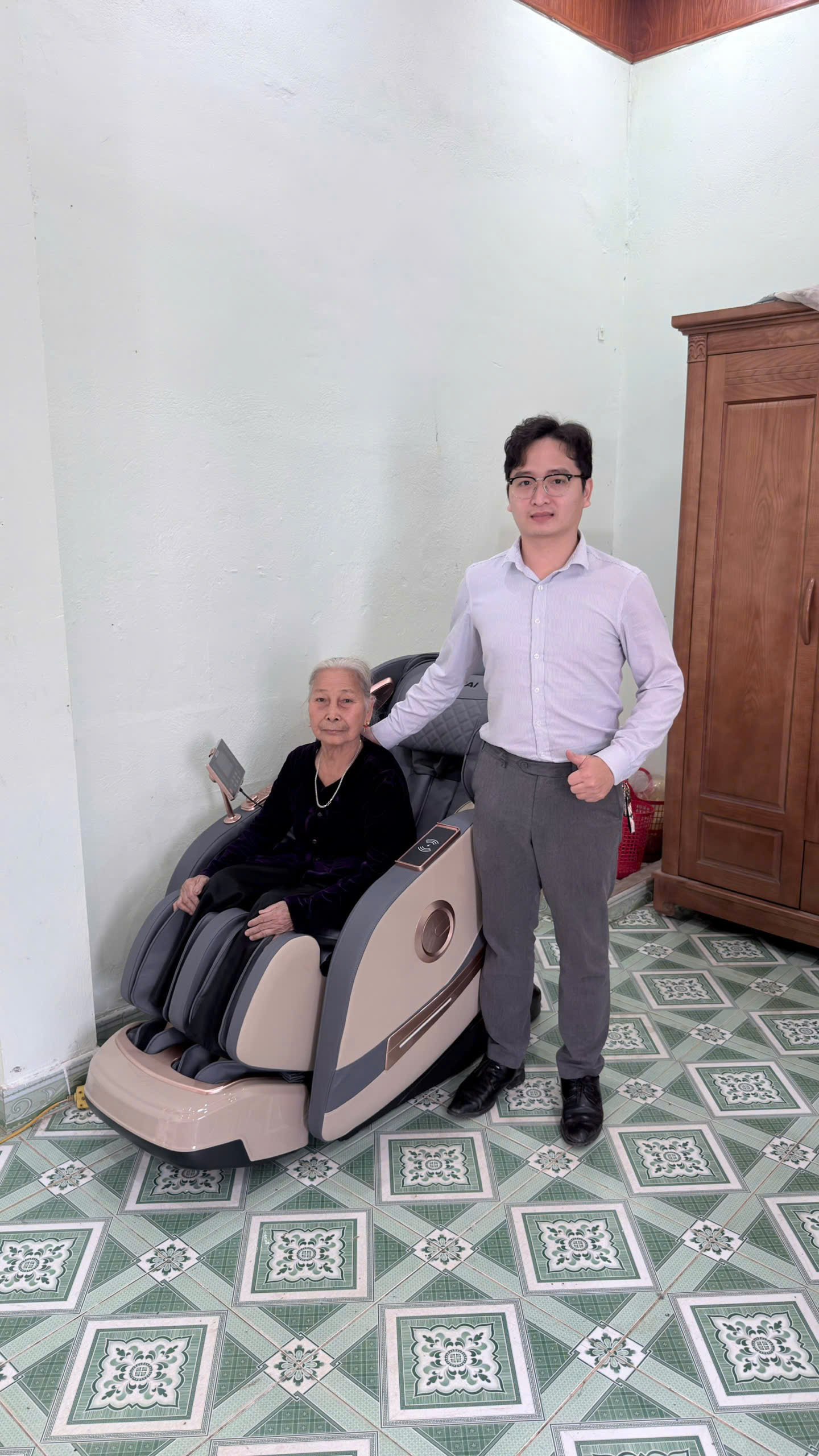 Xin cảm ơn gia đình anh Nhân đã tin tưởng ủng hộ thegioighemassage