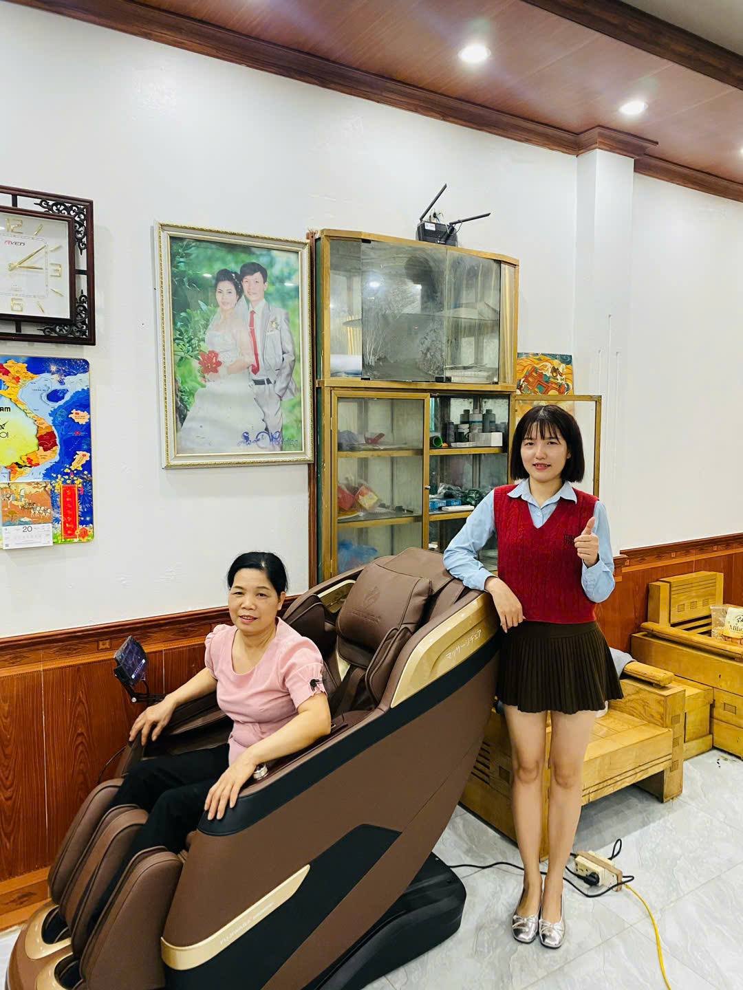 Xin cảm ơn gia đình cô Huệ đã tin tưởng ủng hộ thegioighemassage