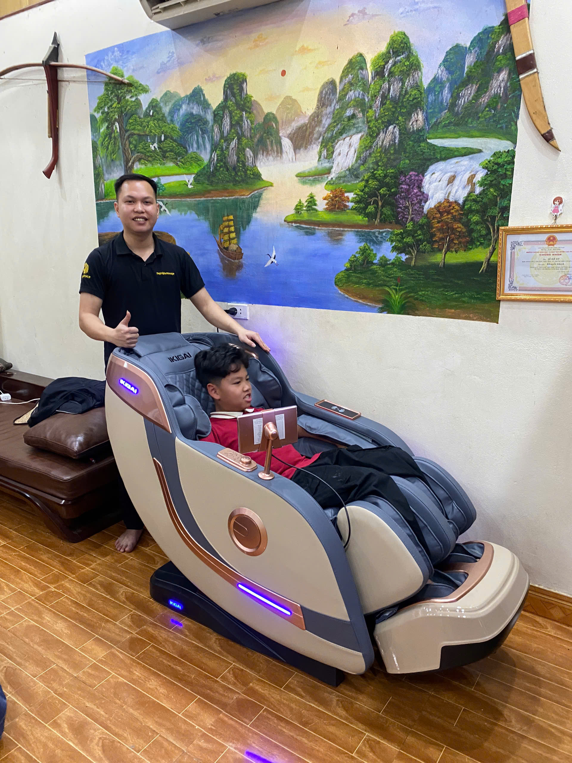 Xin cảm ơn gia đình chị Nguyệt đã tin tưởng ủng hộ thegioighemassage