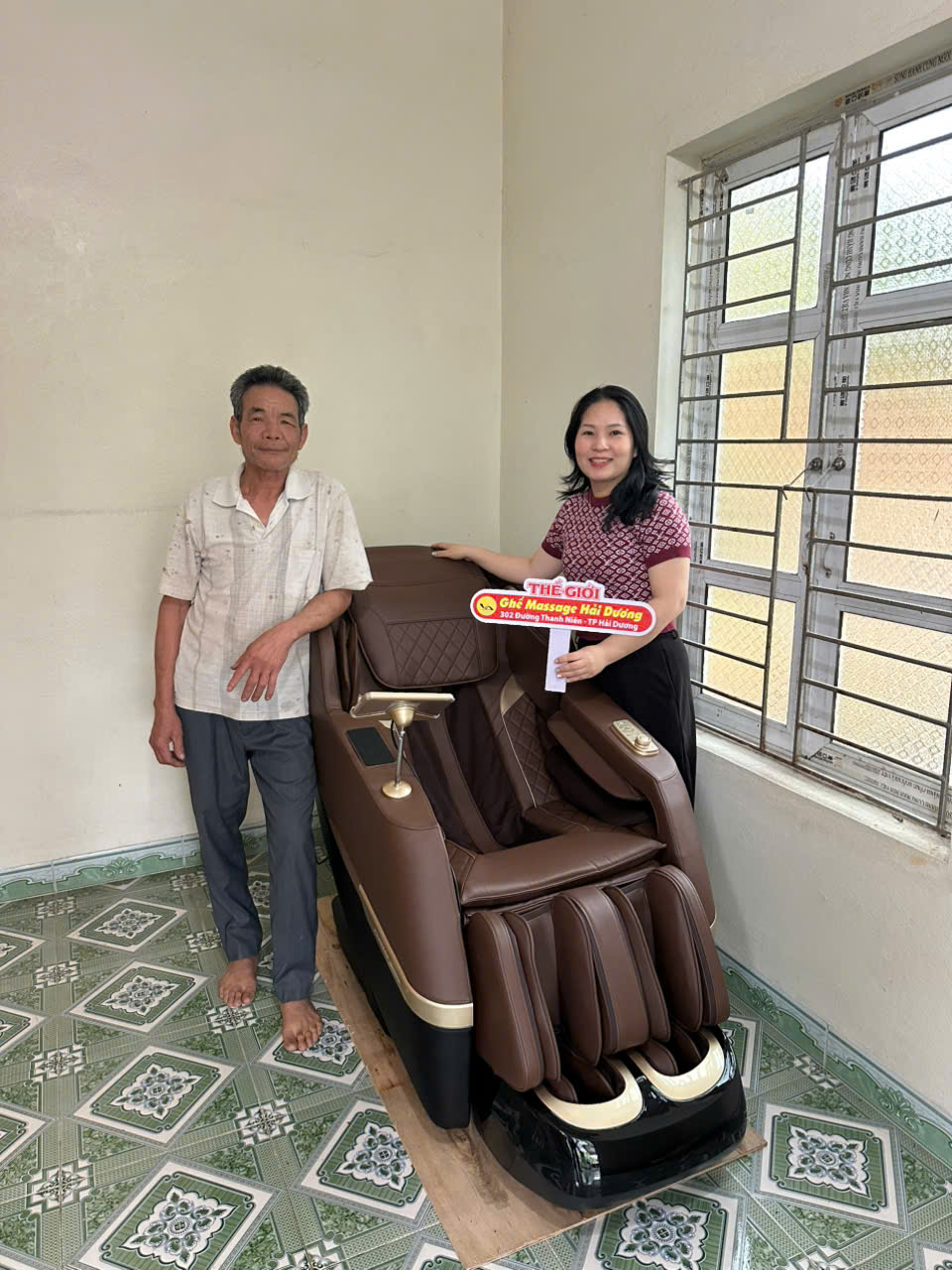 Xin cảm ơn gia đình chú Duyệt đã tin tưởng ủng hộ thegioighemassage