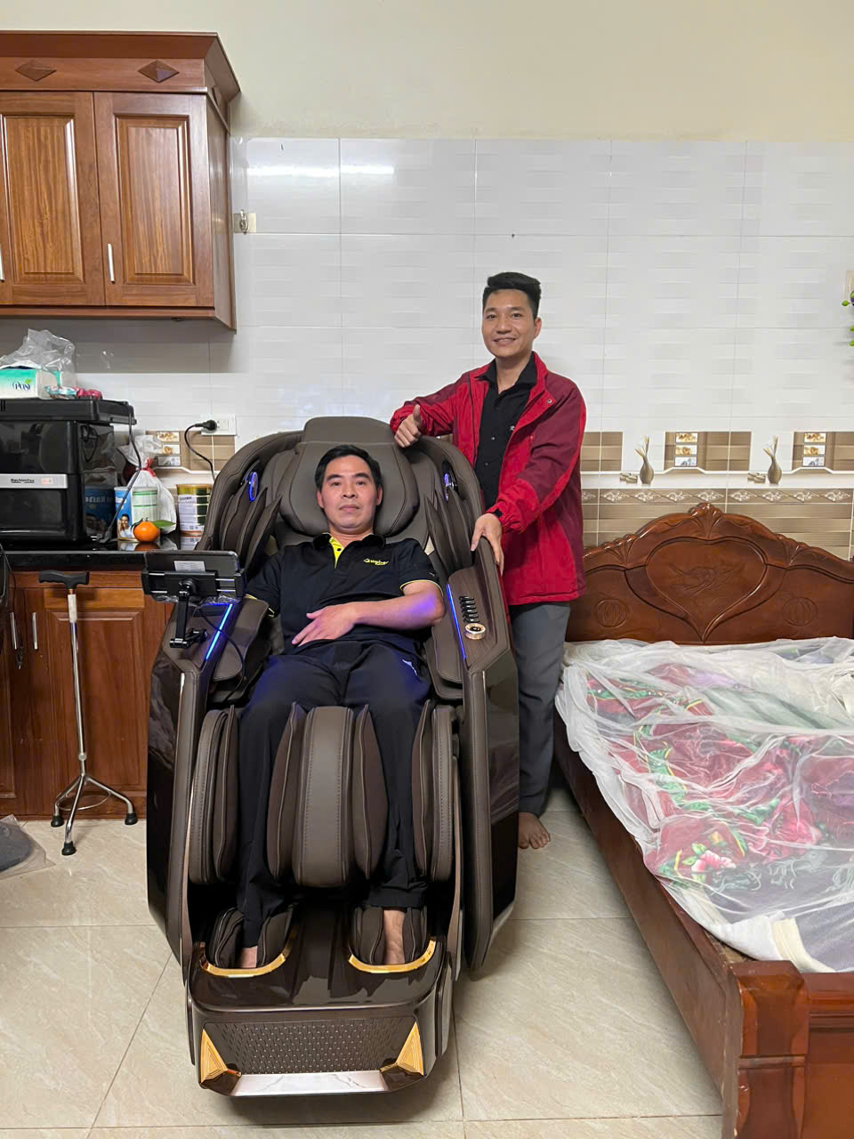 Xin cảm ơn anh Lai và gia đình đã tin tưởng ủng hộ Thegioighemassage