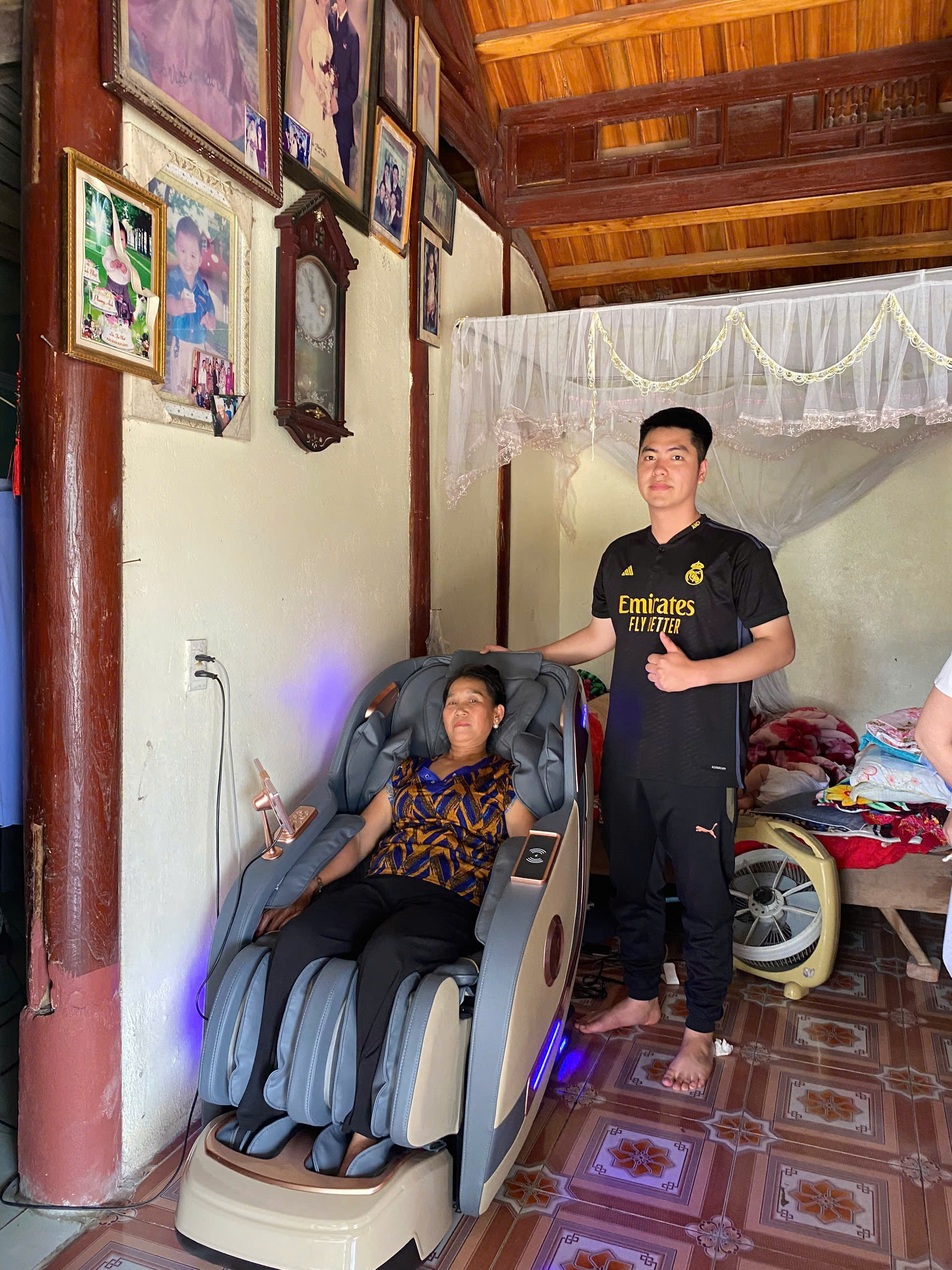 Xin cảm ơn chị Chiện và gia đình đã tin tưởng ủng hộ Thegioighemassage